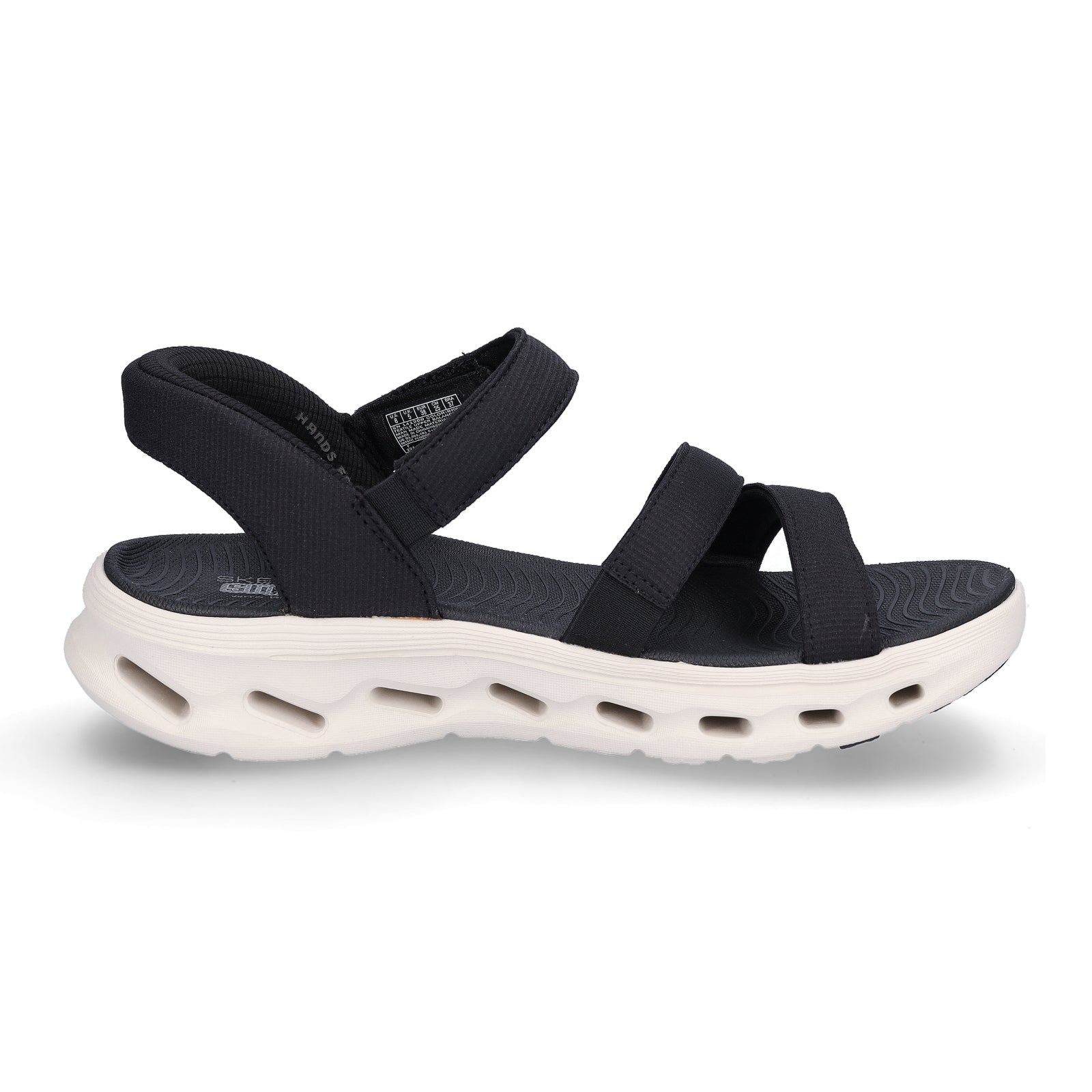 Skechers Women's Sandal Go Walk Glide-Step 2.0 Ella Black
