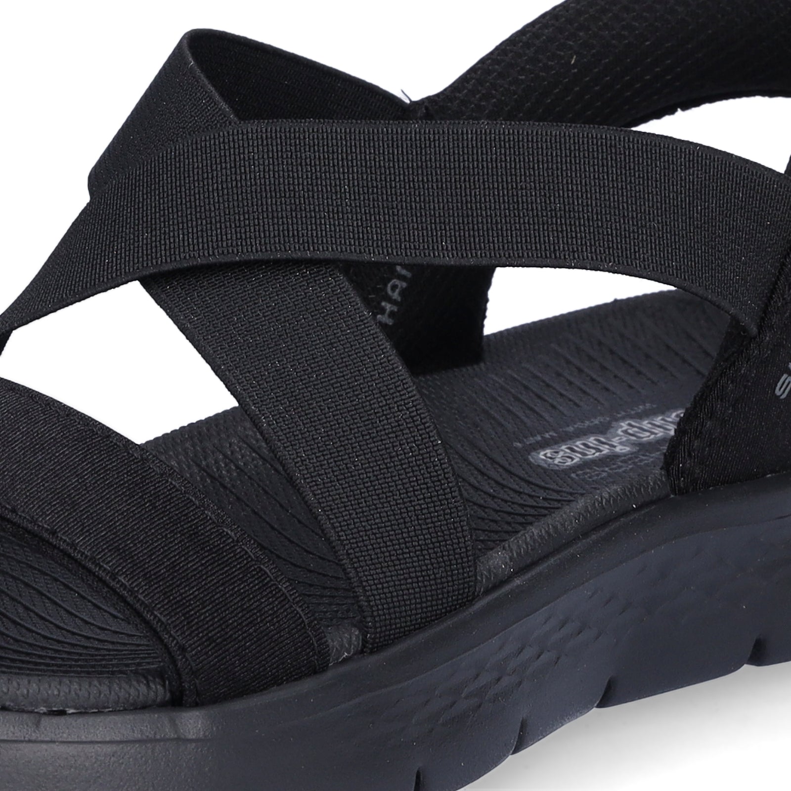 Skechers Damen Sandale Go Walk Flex Glimmer Up schwarz