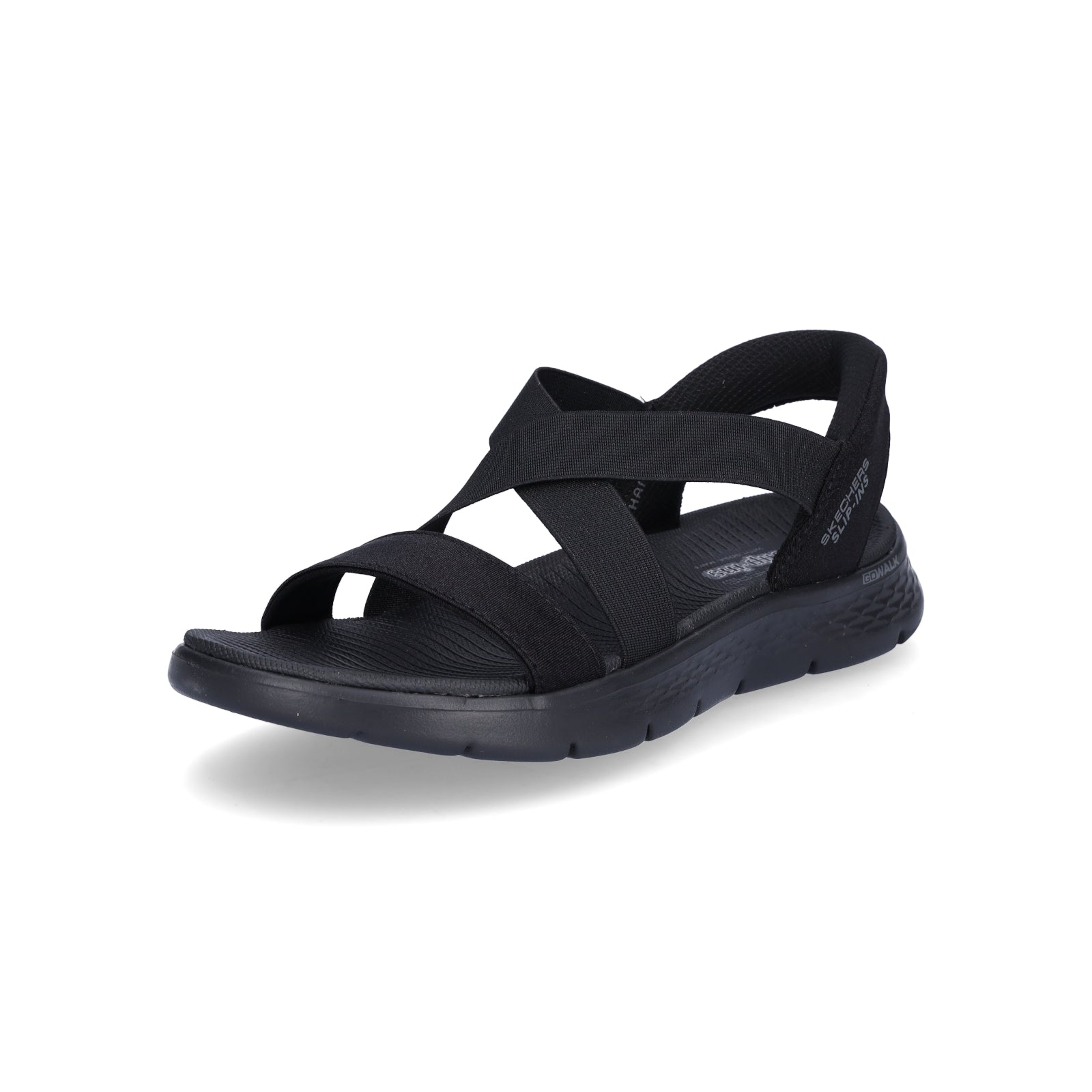 Skechers Damen Sandale Go Walk Flex Glimmer Up schwarz