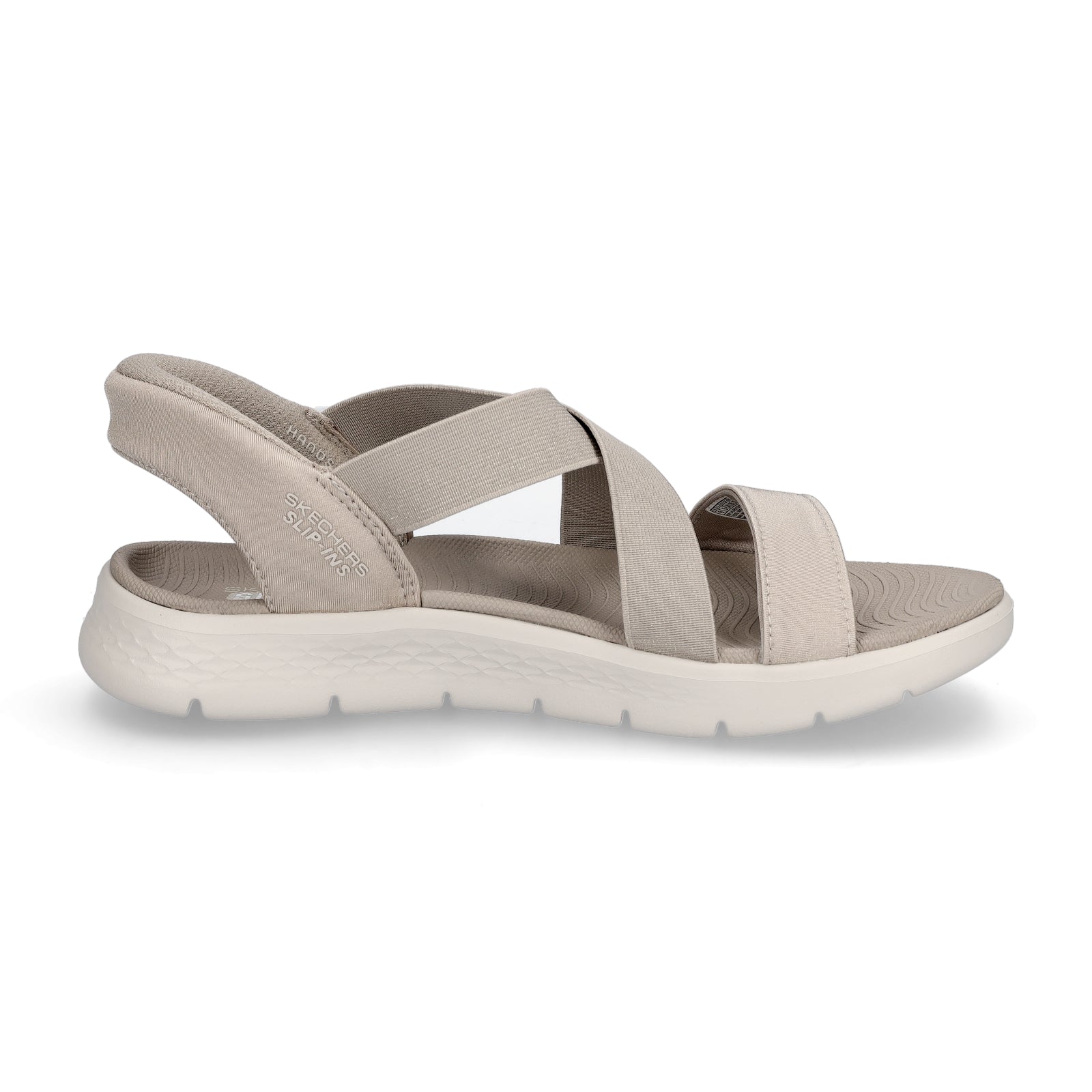 Skechers Damen Sandale Go Walk Flex Glimmer Up taupe