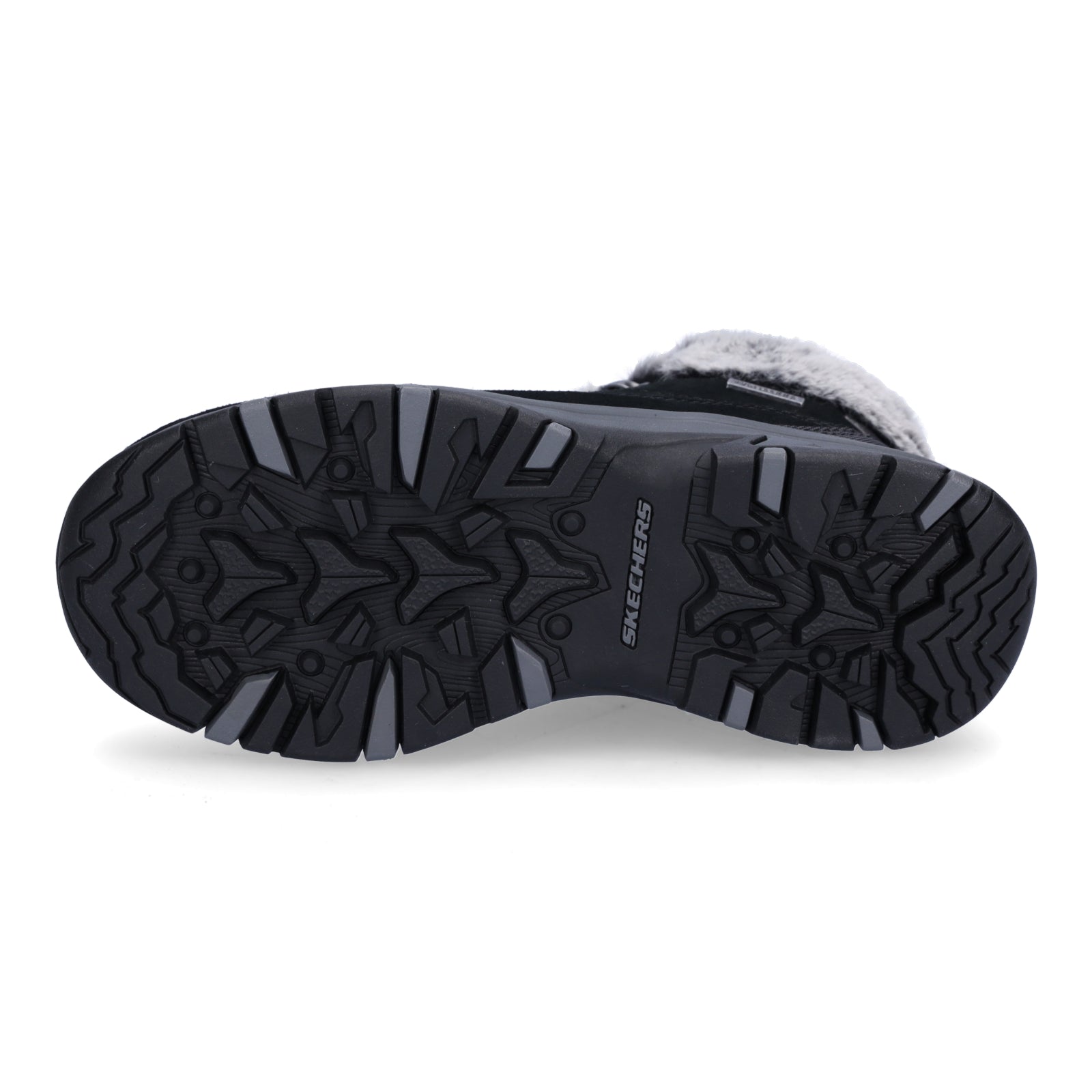 Skechers Damen Schnürboot Trego Snow Worries schwarz