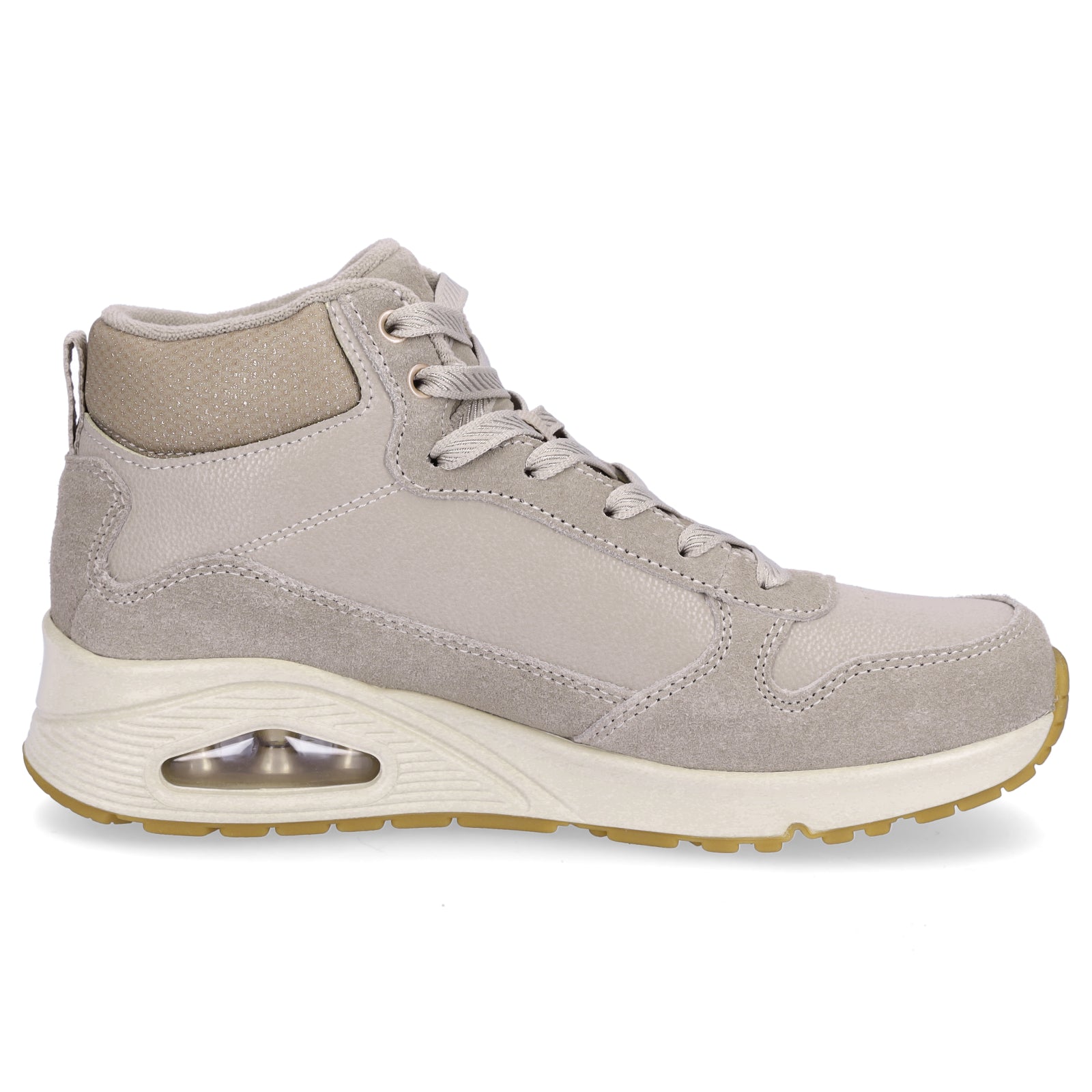 Skechers Damen Sneaker UNO Stacre Shine taupe