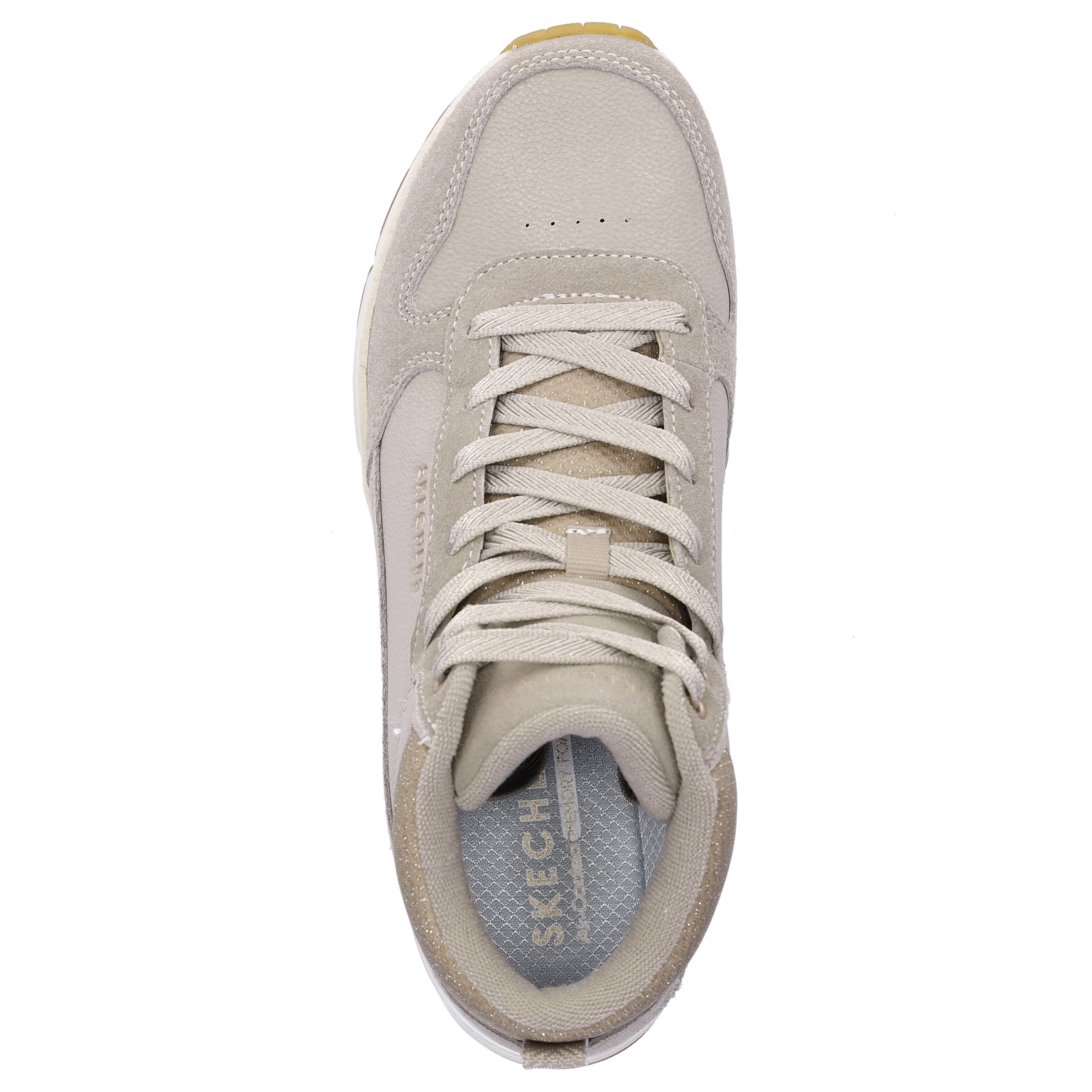 Skechers Damen Sneaker UNO Stacre Shine taupe