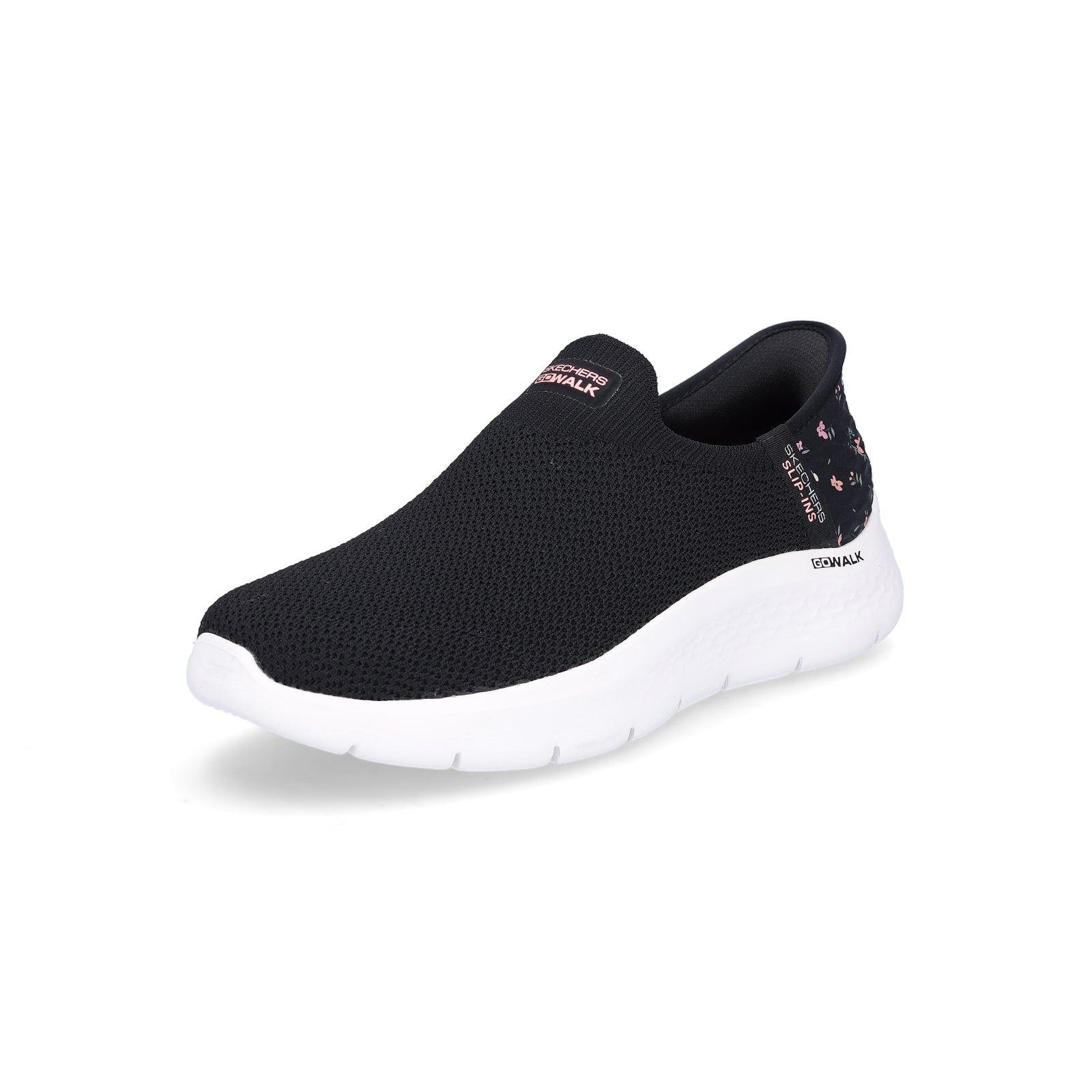 Skechers Damen Slip-in Sneaker Go Walk Flex Sunset Rose schwarz
