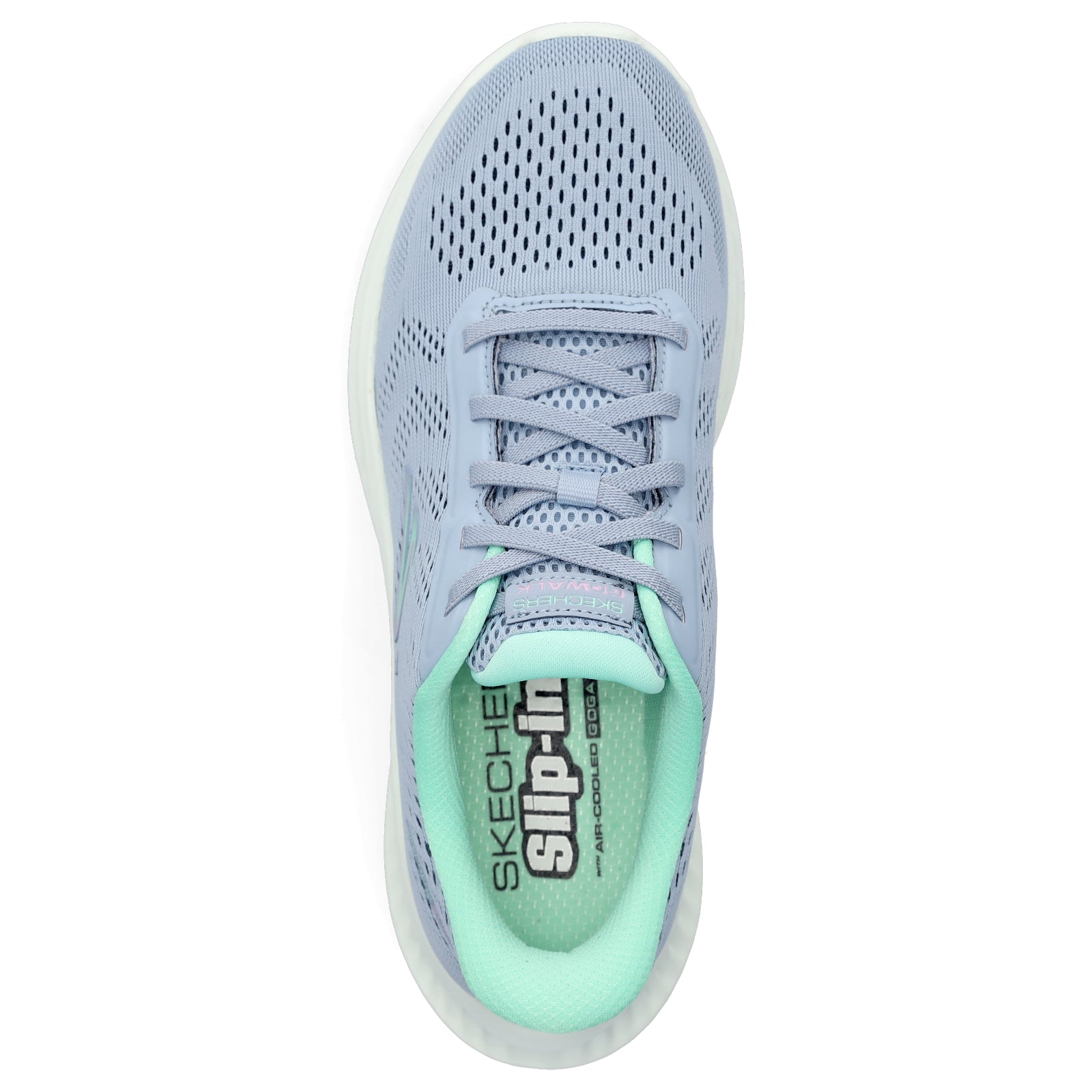 Skechers Damen Slip-in Sneaker Go Walk Now Khloe blau