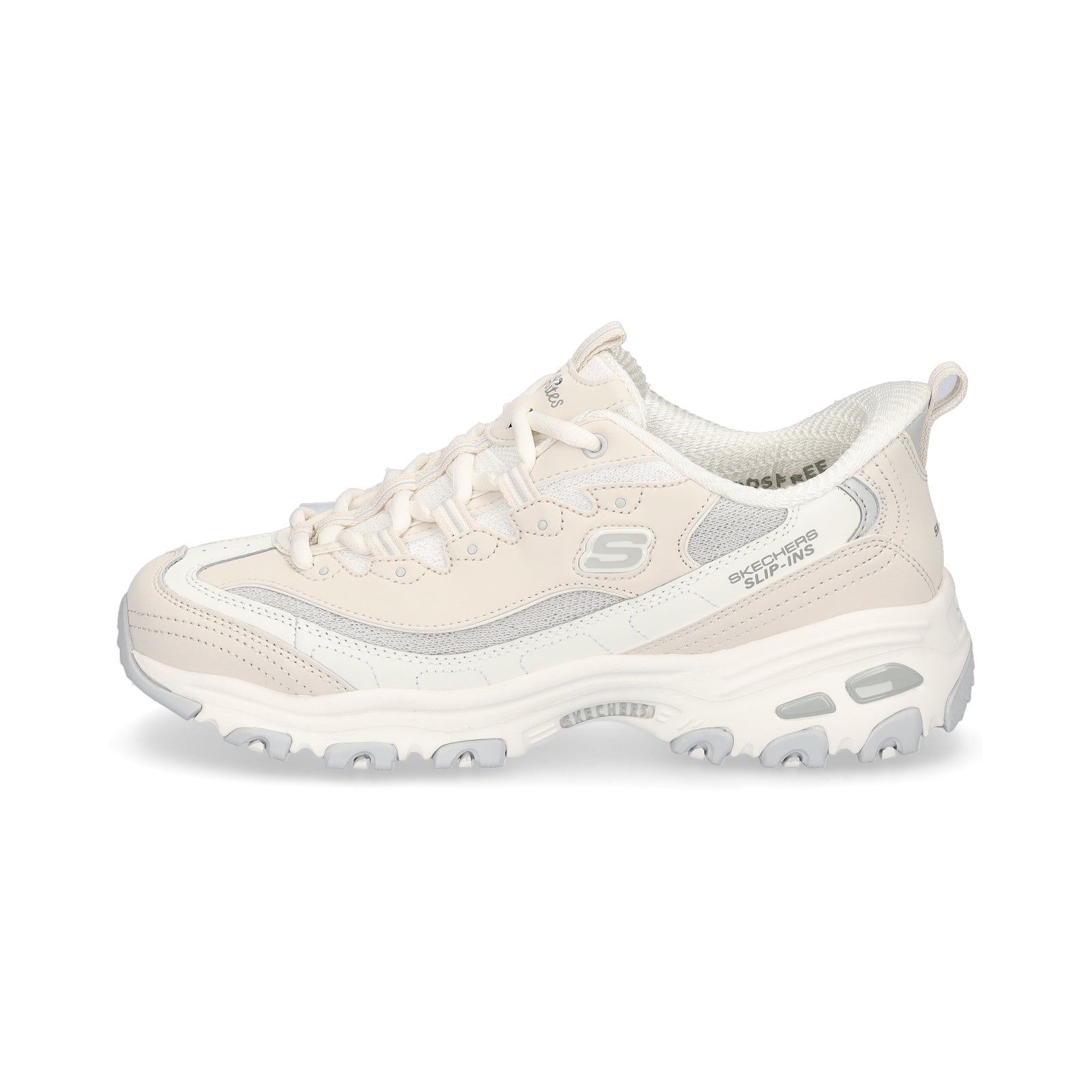 Skechers Damen Sneaker D'Lites Smooth Nostalgia beige