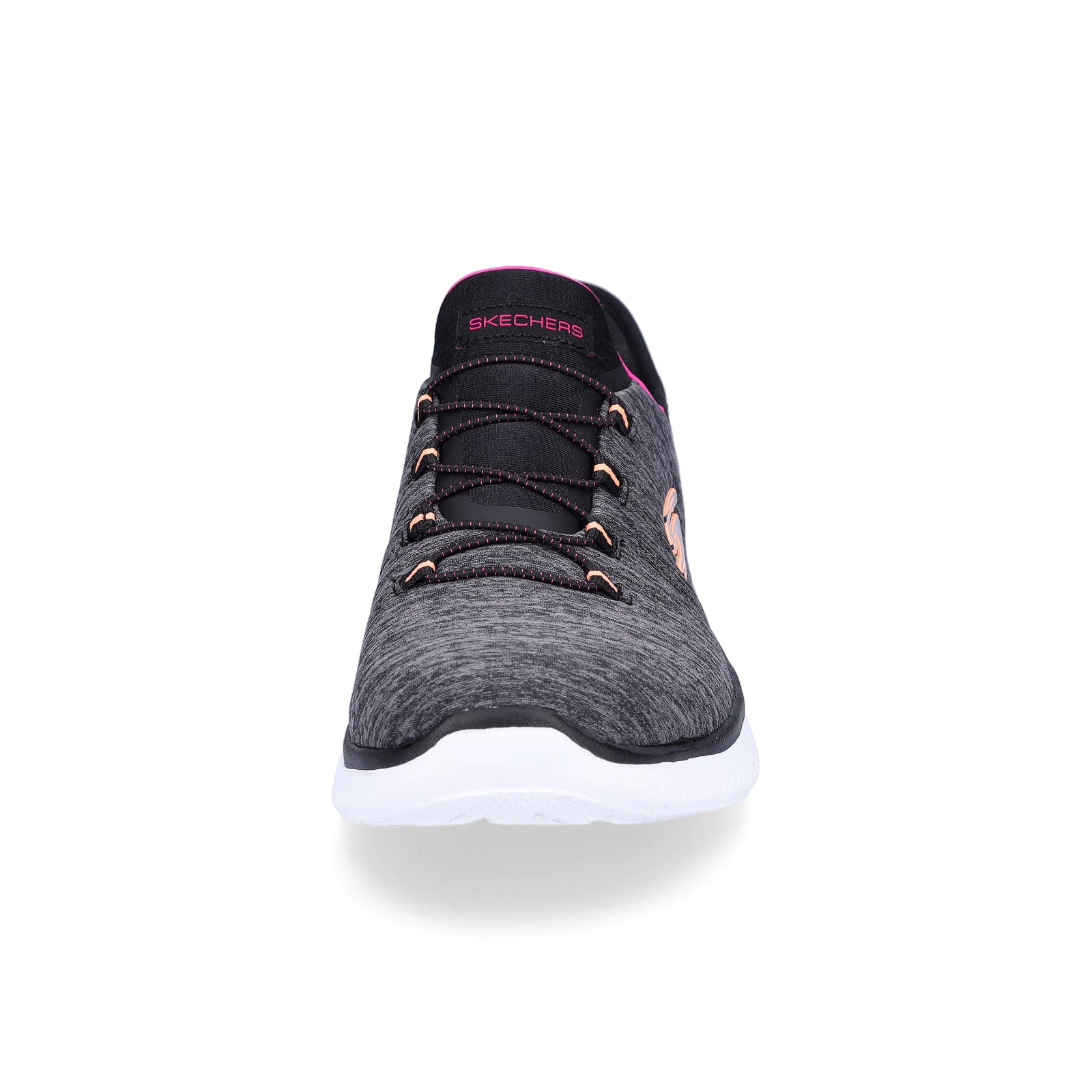 Skechers women's slip-in sneaker Dazzling Haze black gray