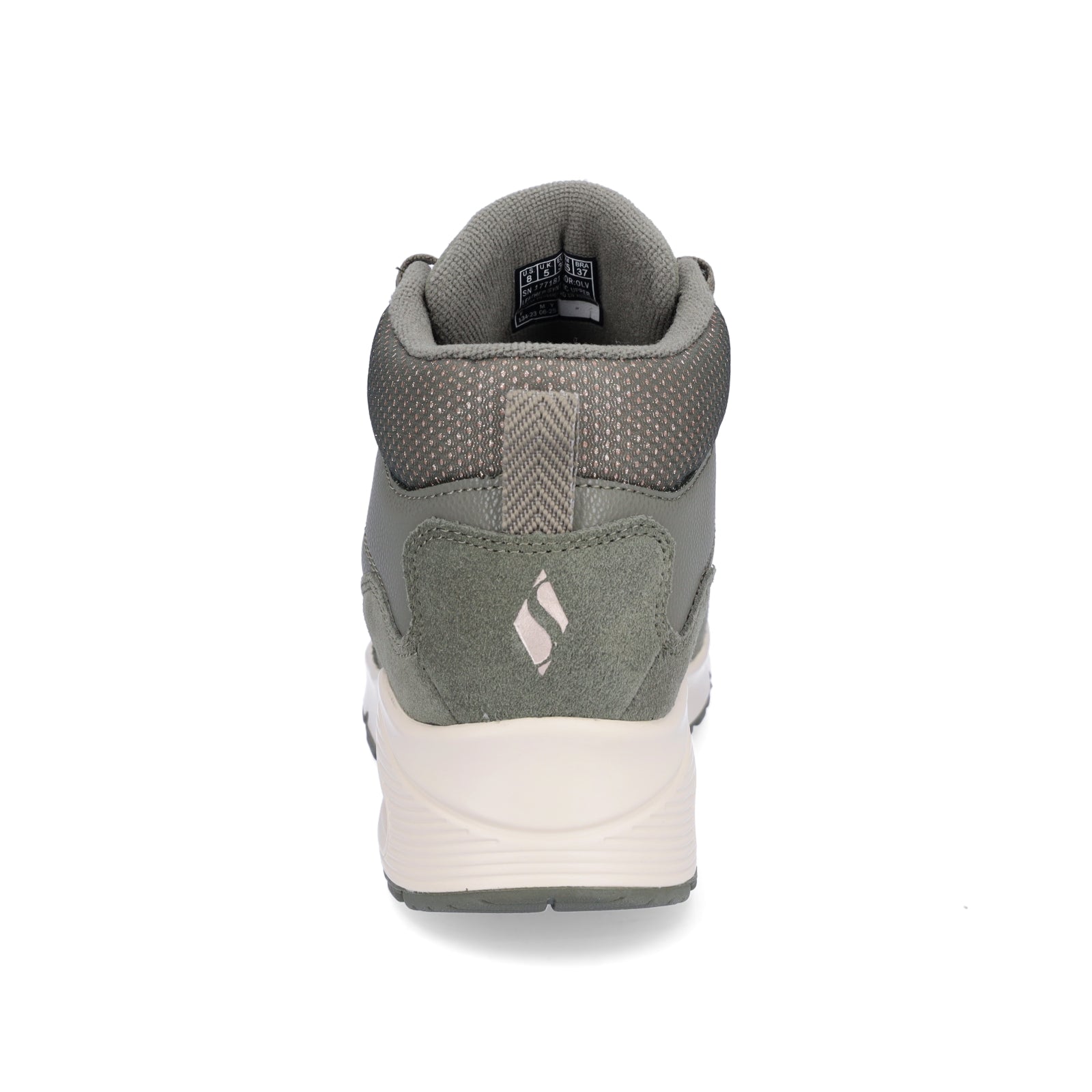 Skechers Damen Sneaker UNO Stacre Shine olive