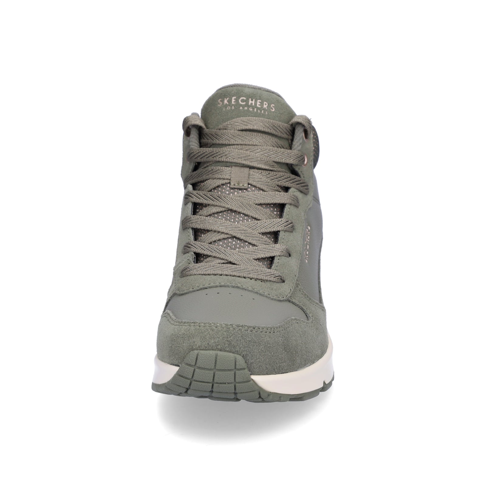 Skechers Damen Sneaker UNO Stacre Shine olive