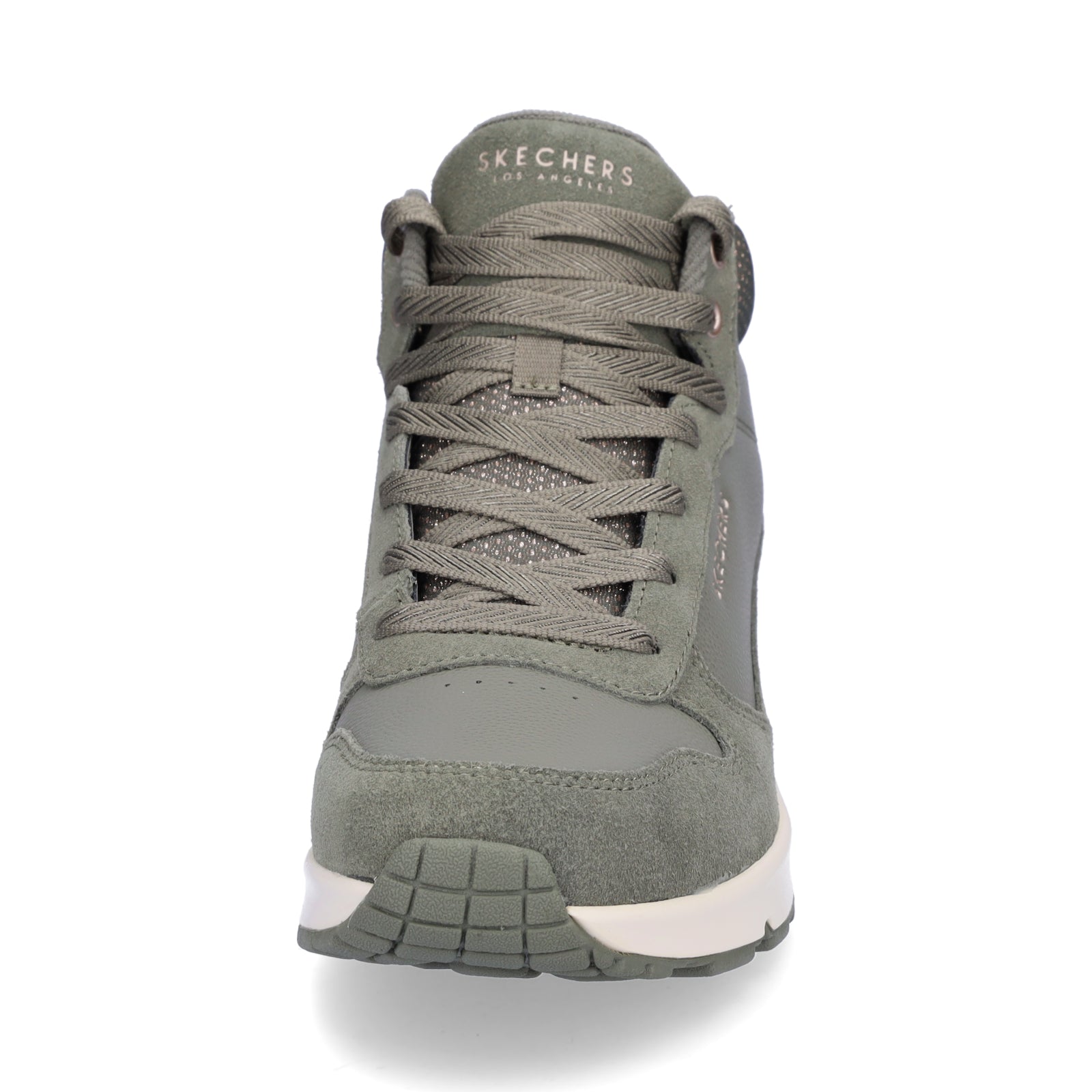 Skechers Damen Sneaker UNO Stacre Shine olive
