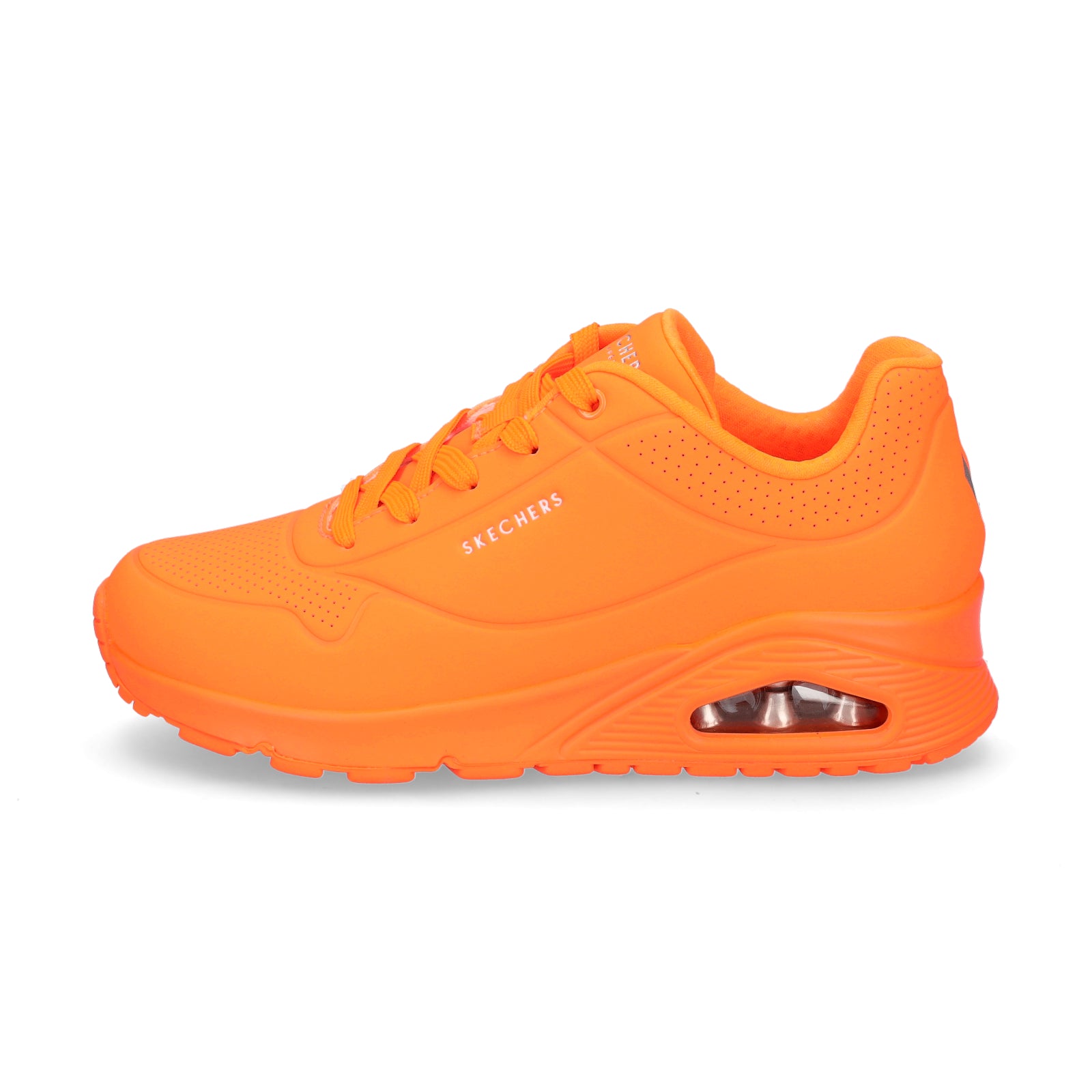 Skechers women's sneaker UNO Night Shades neon orange