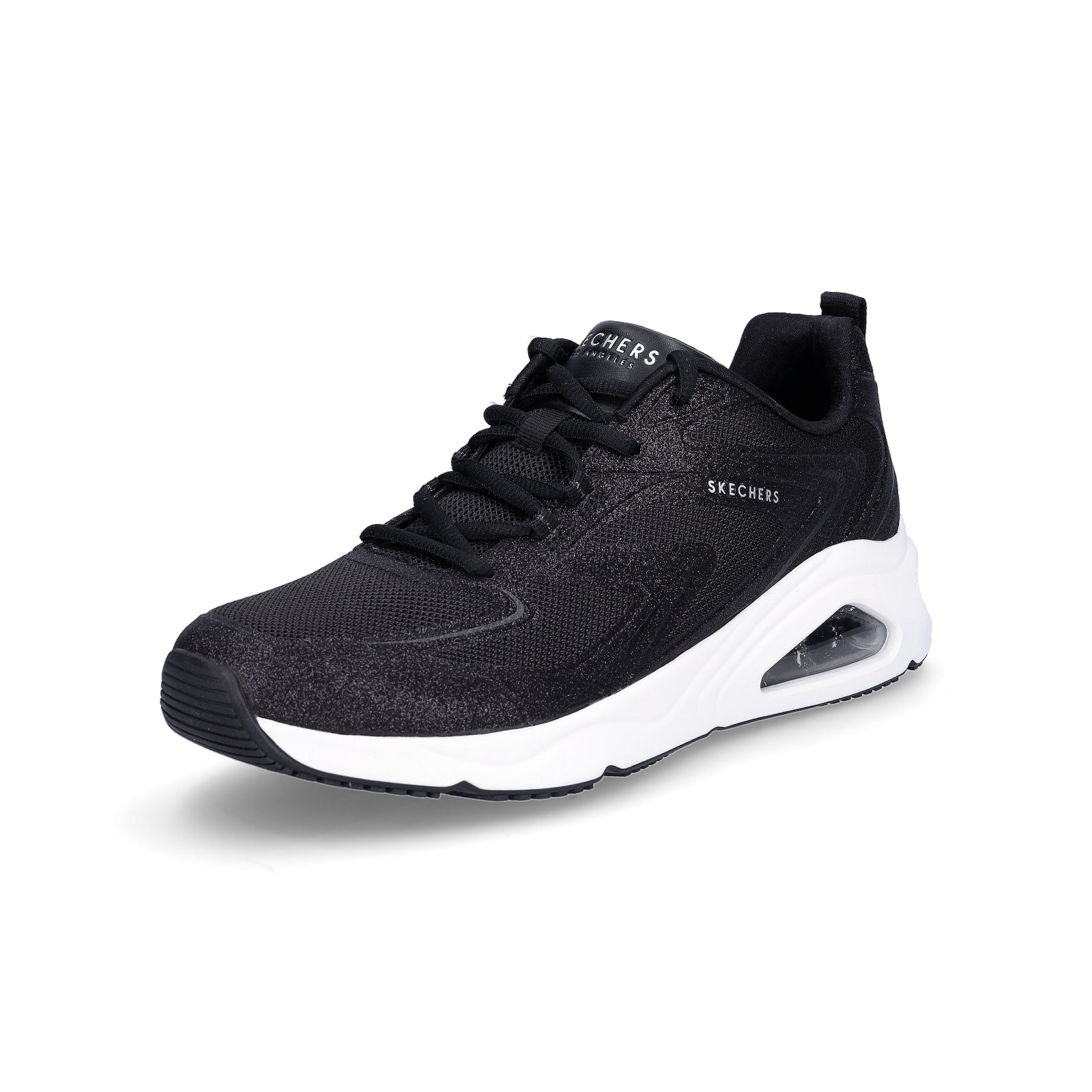 Skechers women's sneaker Tres-Air UNO Glit-Airy black
