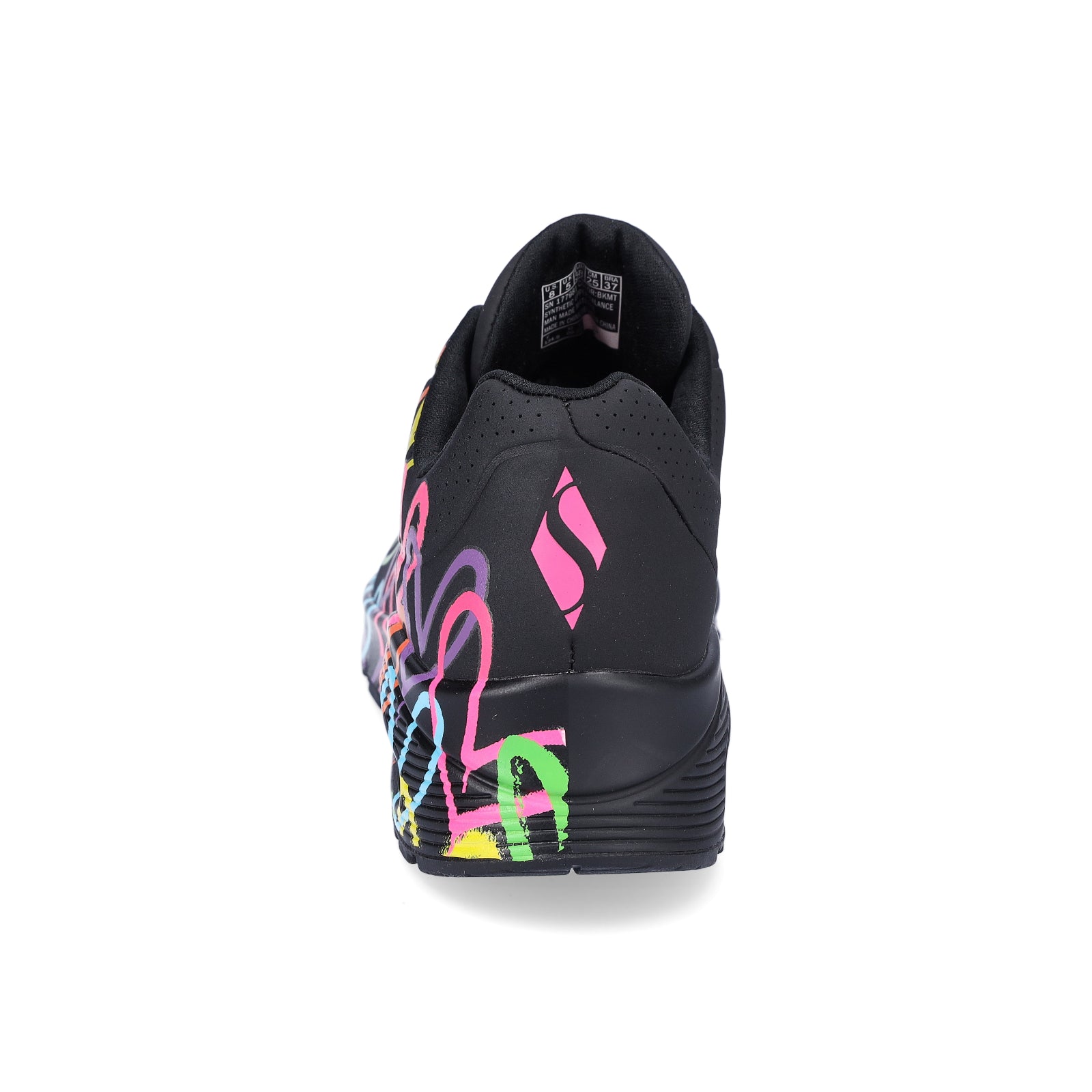 Skechers JGoldcrown Damen Sneaker UNO Highlight Love schwarz