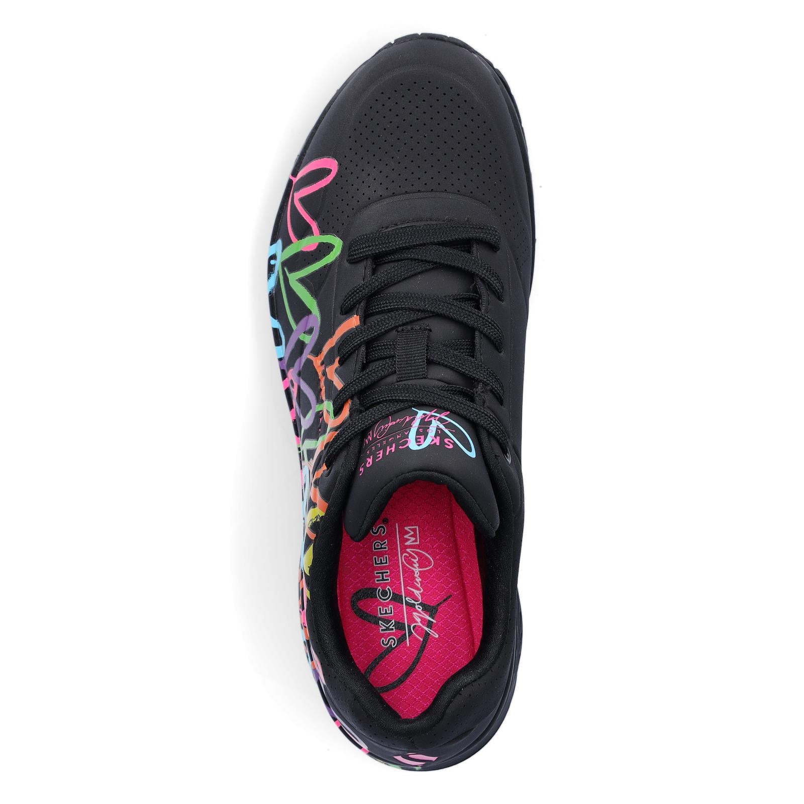 Skechers JGoldcrown Damen Sneaker UNO Highlight Love schwarz