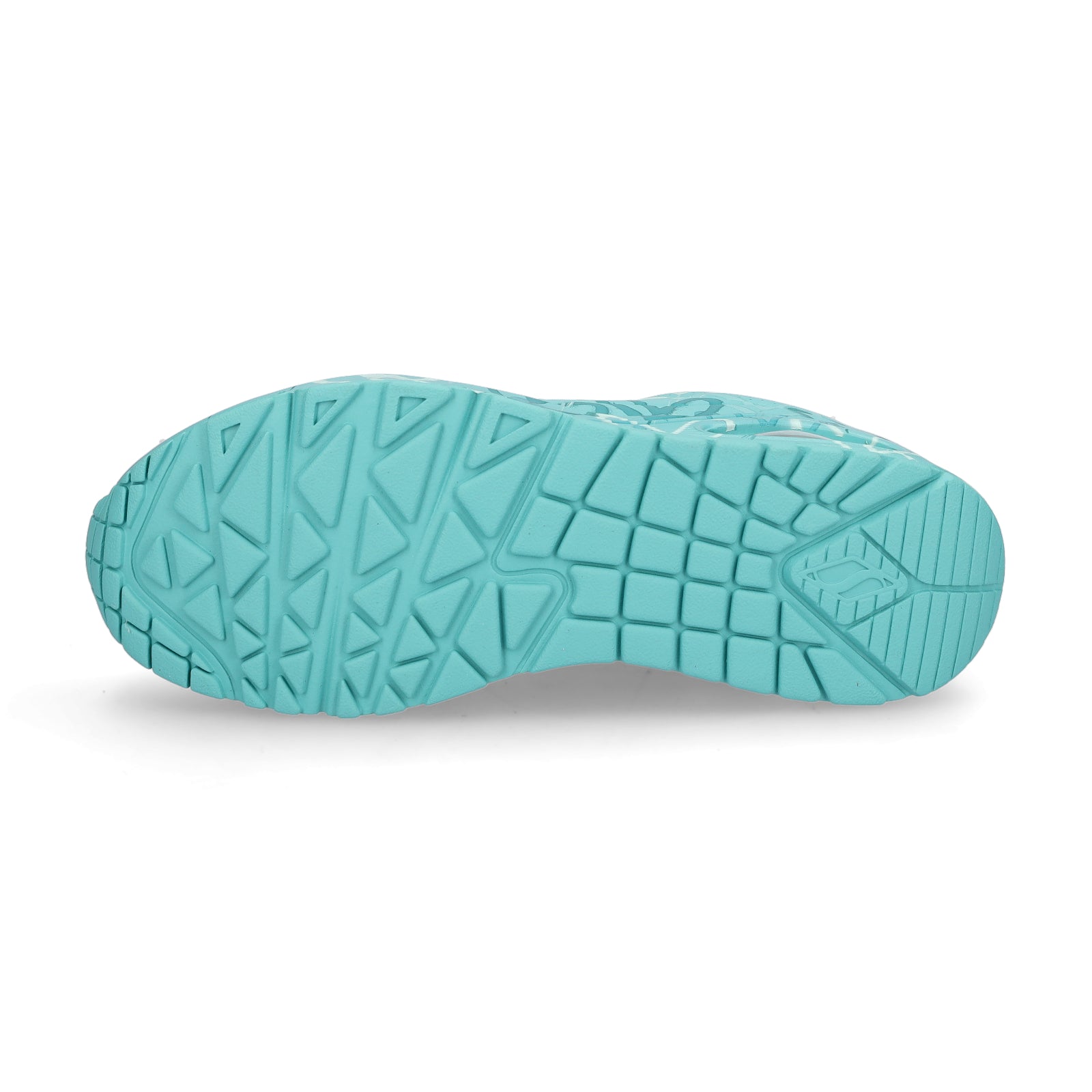 Skechers JGoldcrown Damen Sneaker UNO Spread The Love türkis