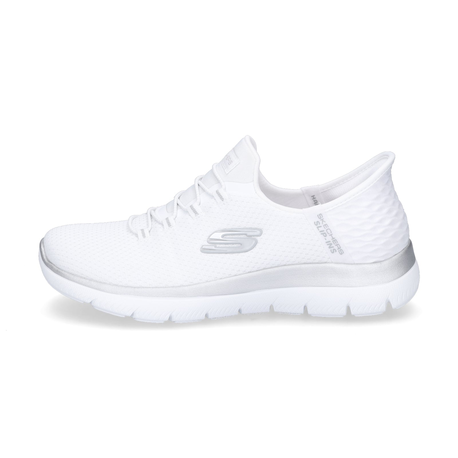 Skechers Women's Slip-in Sneaker Summits Diamond Dream white