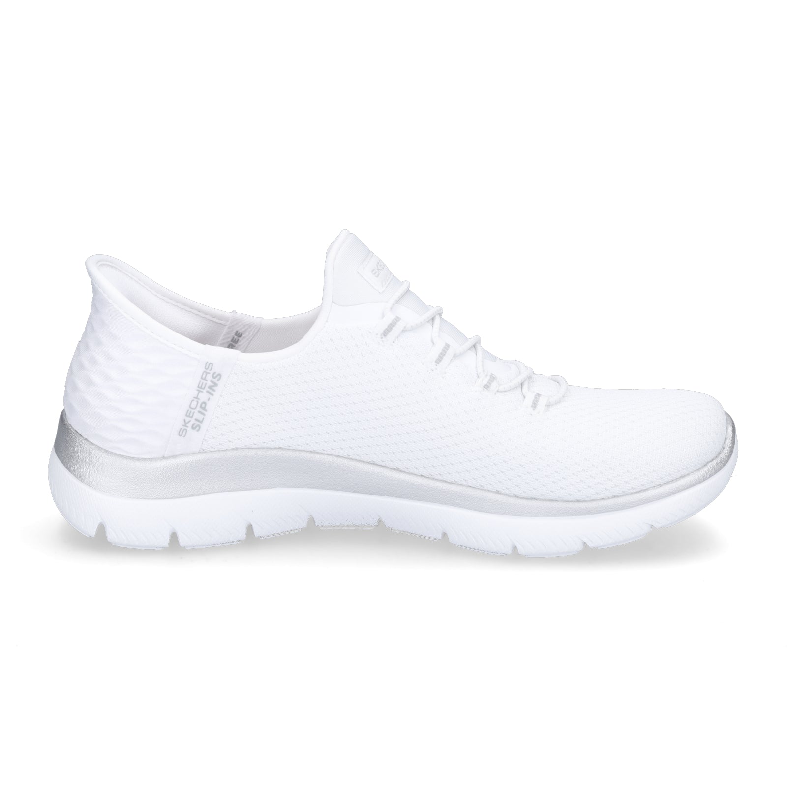 Skechers Women's Slip-in Sneaker Summits Diamond Dream white