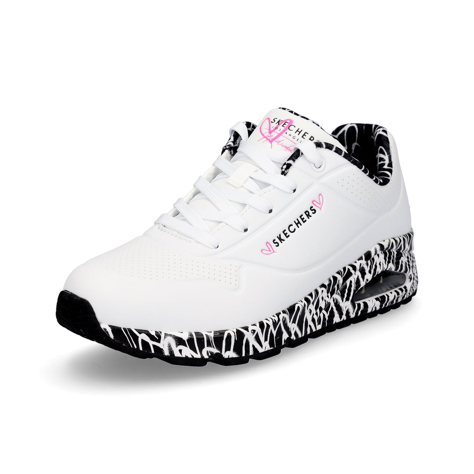 Skechers JGoldcrown Women's Sneaker UNO Loving Love white
