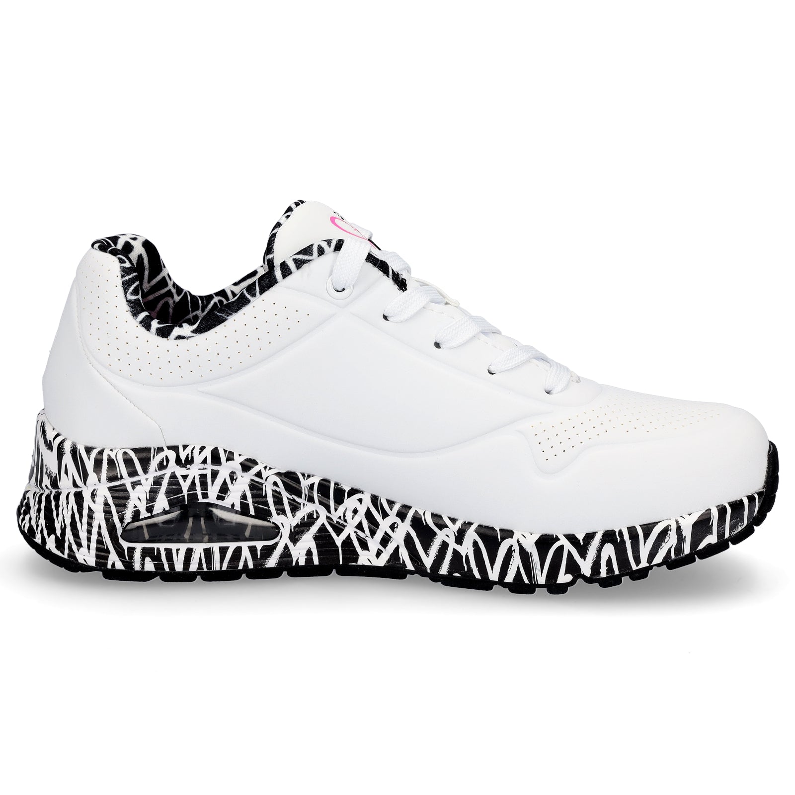 Skechers JGoldcrown Damen Sneaker UNO Loving Love weiß