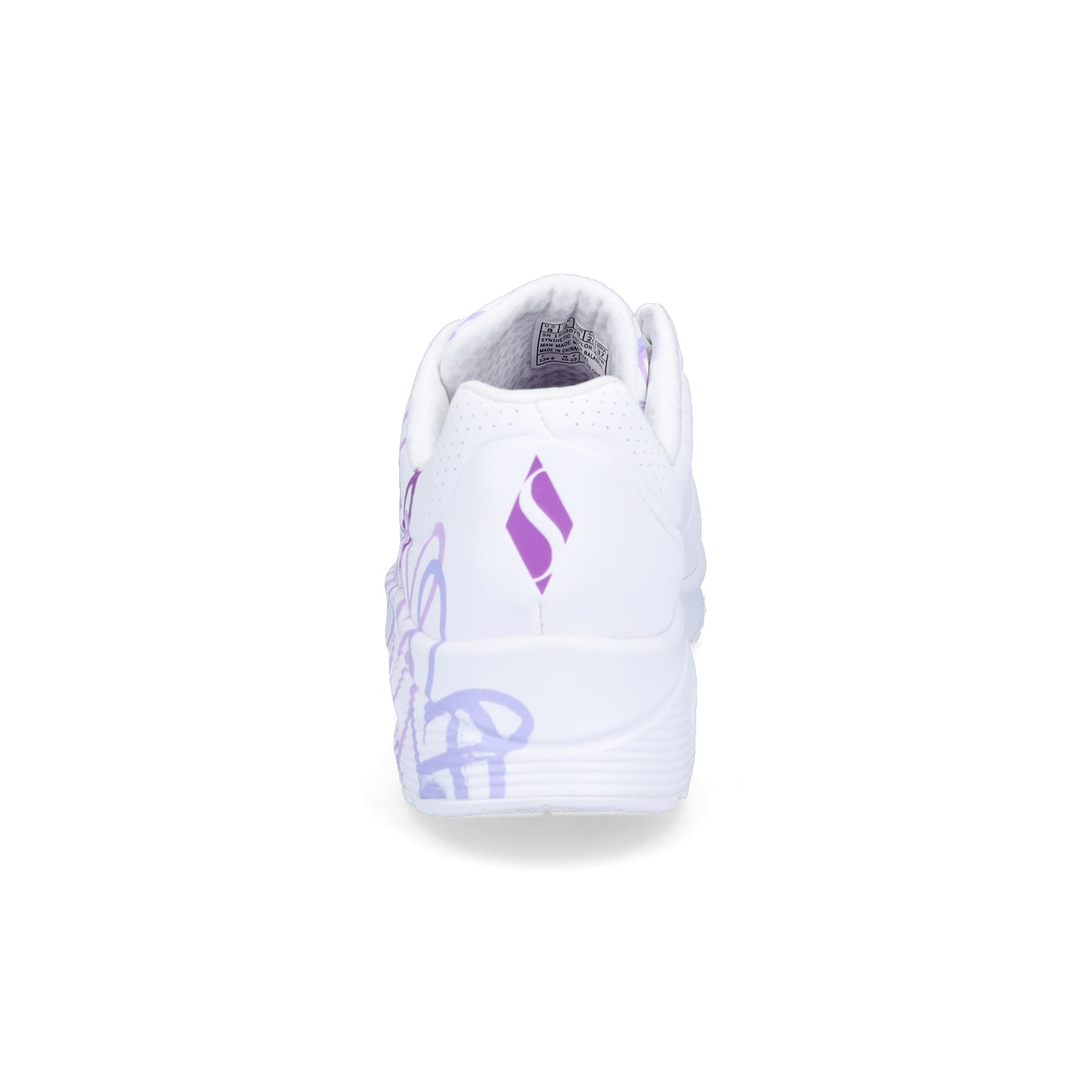 Skechers JGoldcrown Damen Sneaker UNO Spread The Love weiß lila