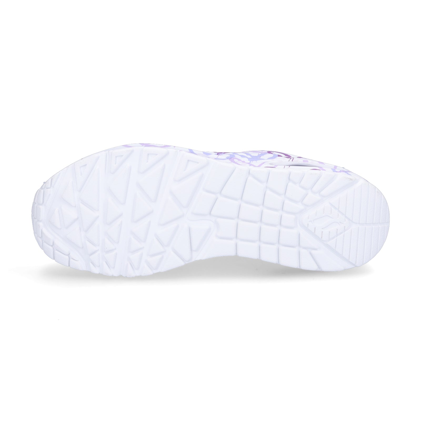 Skechers JGoldcrown Damen Sneaker UNO Spread The Love weiß lila