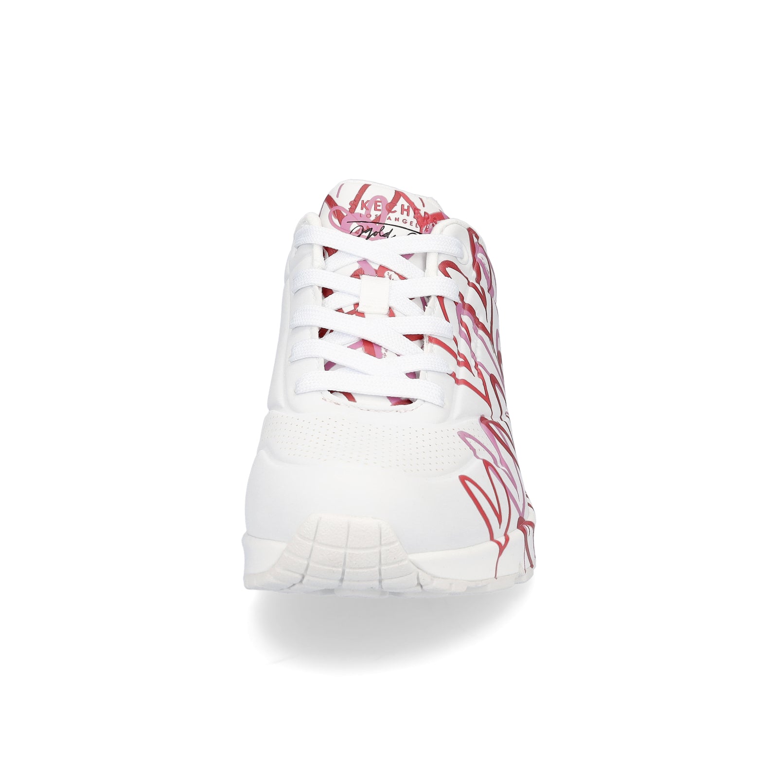 Skechers JGoldcrown UNO Damen Sneaker weiß rot