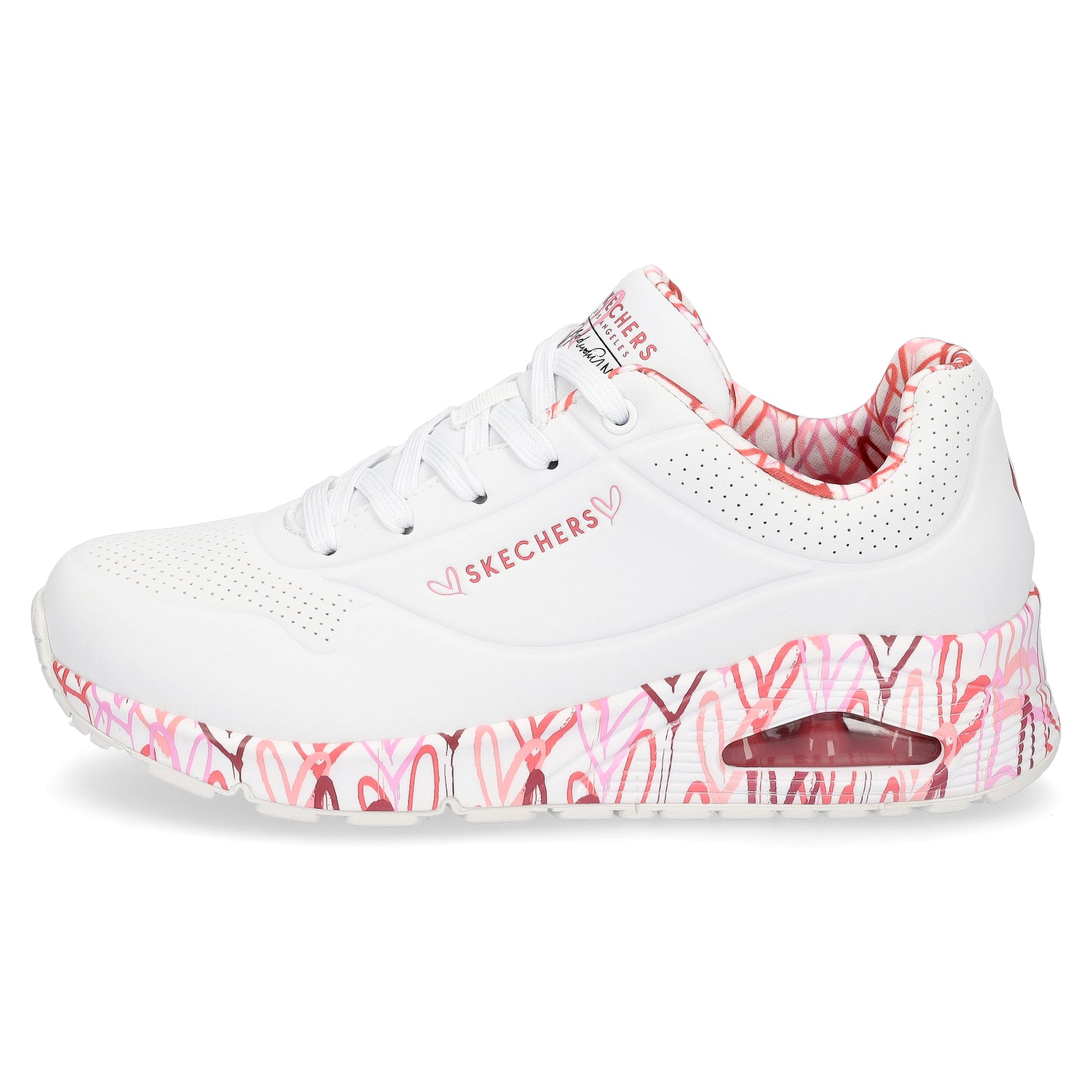 Skechers JGoldcrown women's sneaker UNO Loving Love white pink