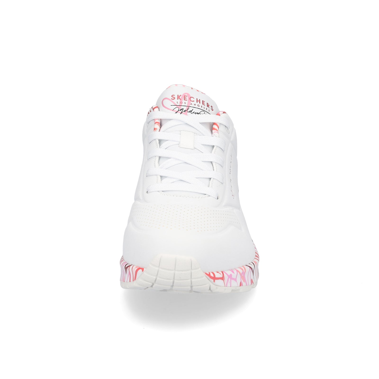 Skechers JGoldcrown Damen Sneaker UNO Loving Love weiß pink