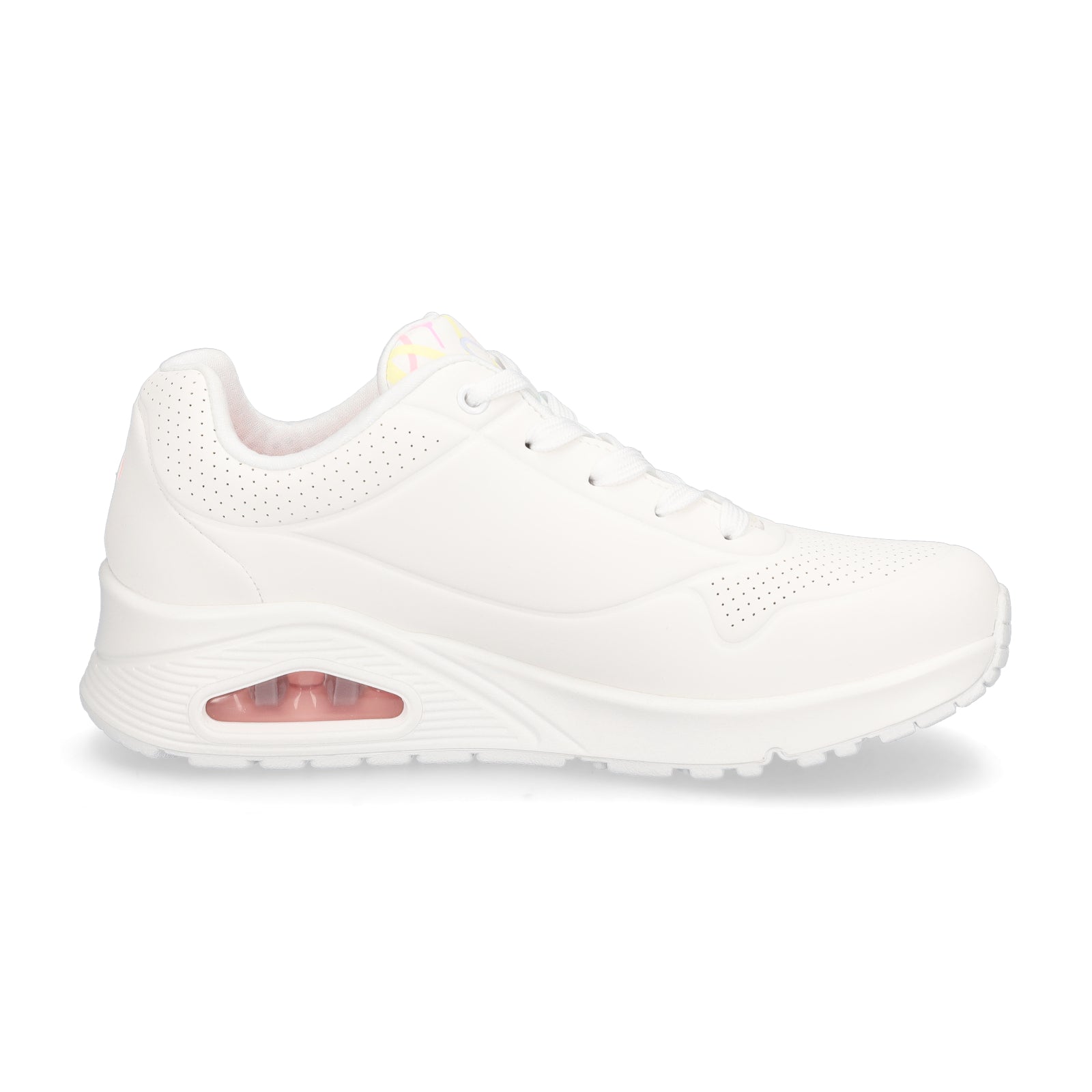 Skechers JGoldcrown Damen Sneaker UNO Spread The Love weiß pastell