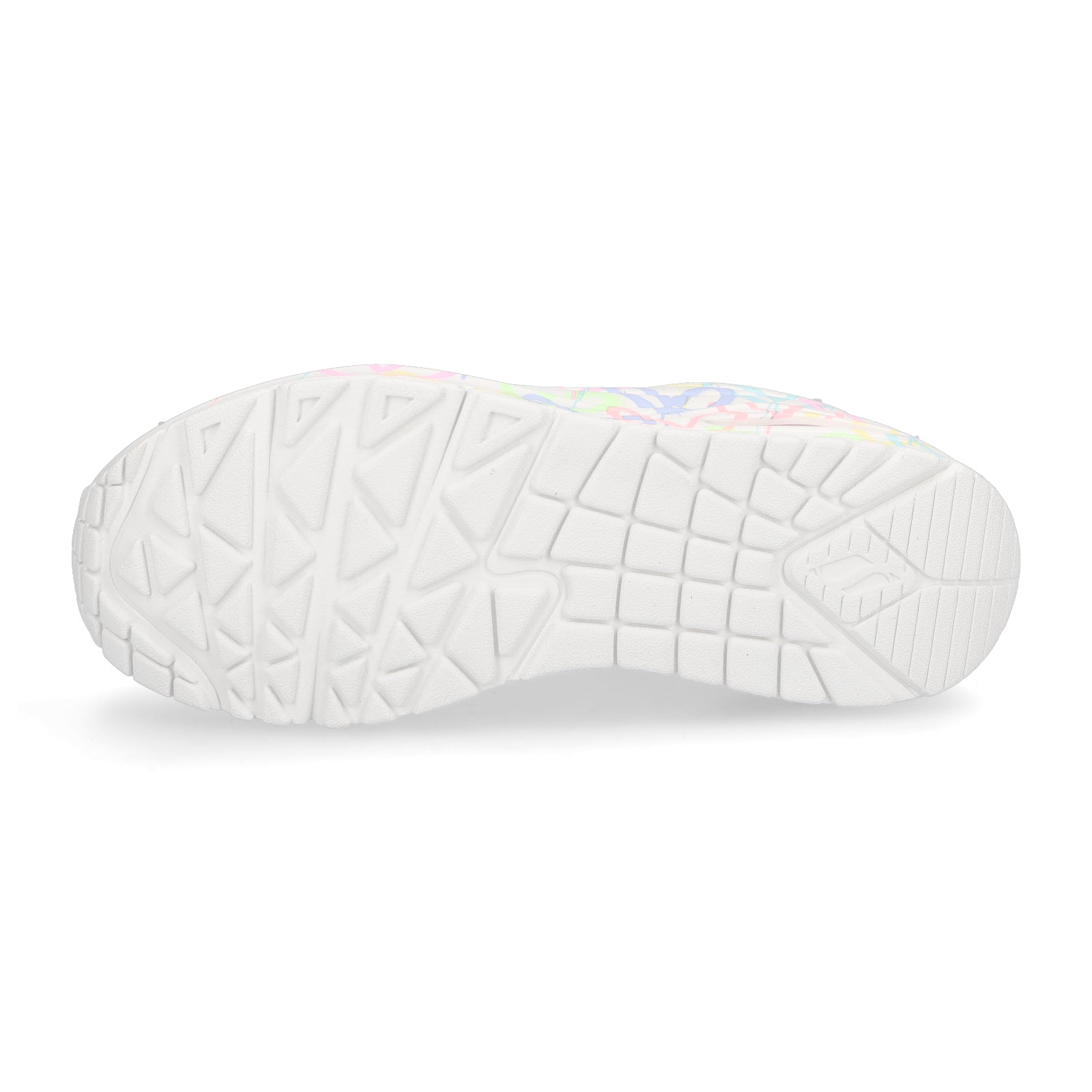 Skechers JGoldcrown Damen Sneaker UNO Spread The Love weiß pastell