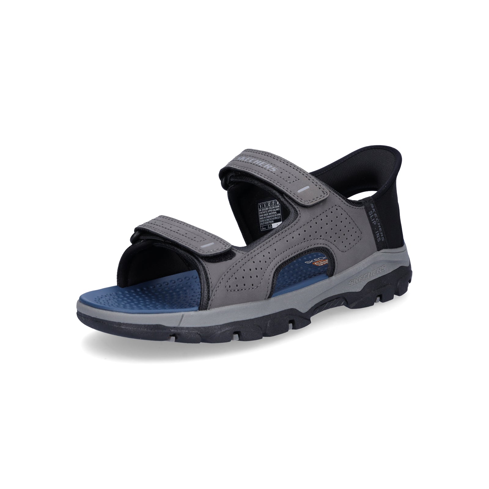 Skechers Herren Sandale Tresmen Reece grau