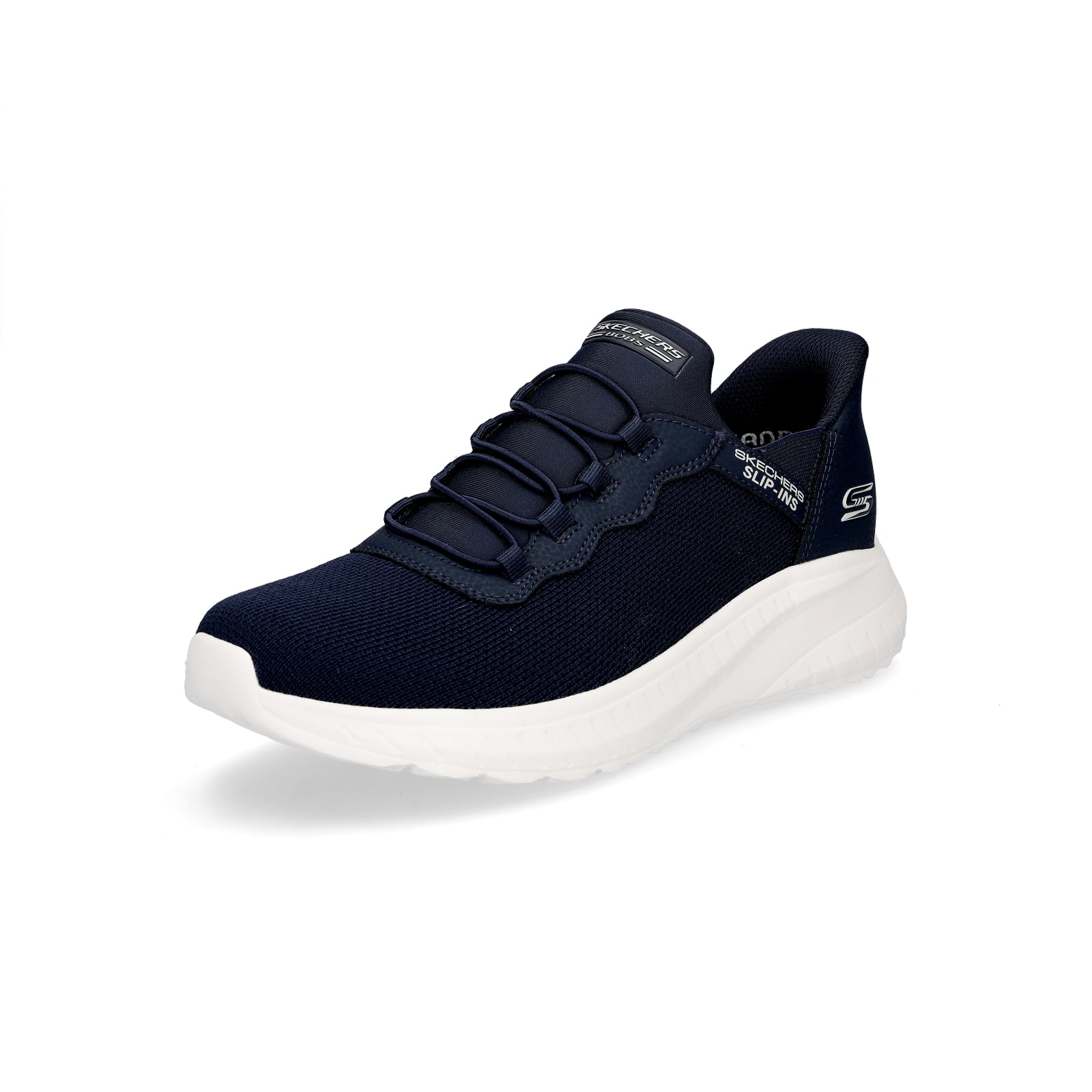 Skechers Herren Slip-in Sneaker Bobs Squad Chaos Daily Hype navy