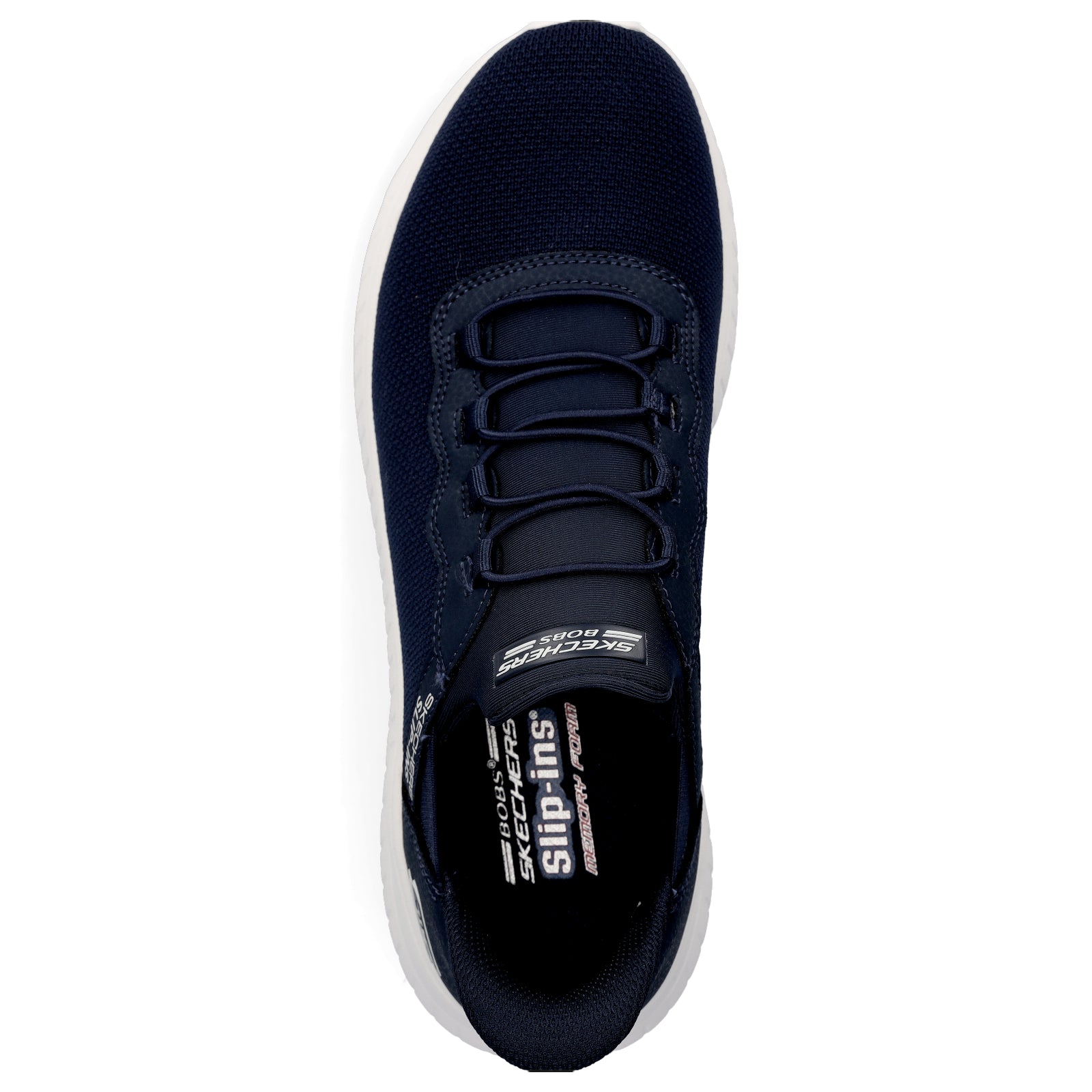 Skechers Herren Slip-in Sneaker Bobs Squad Chaos Daily Hype navy