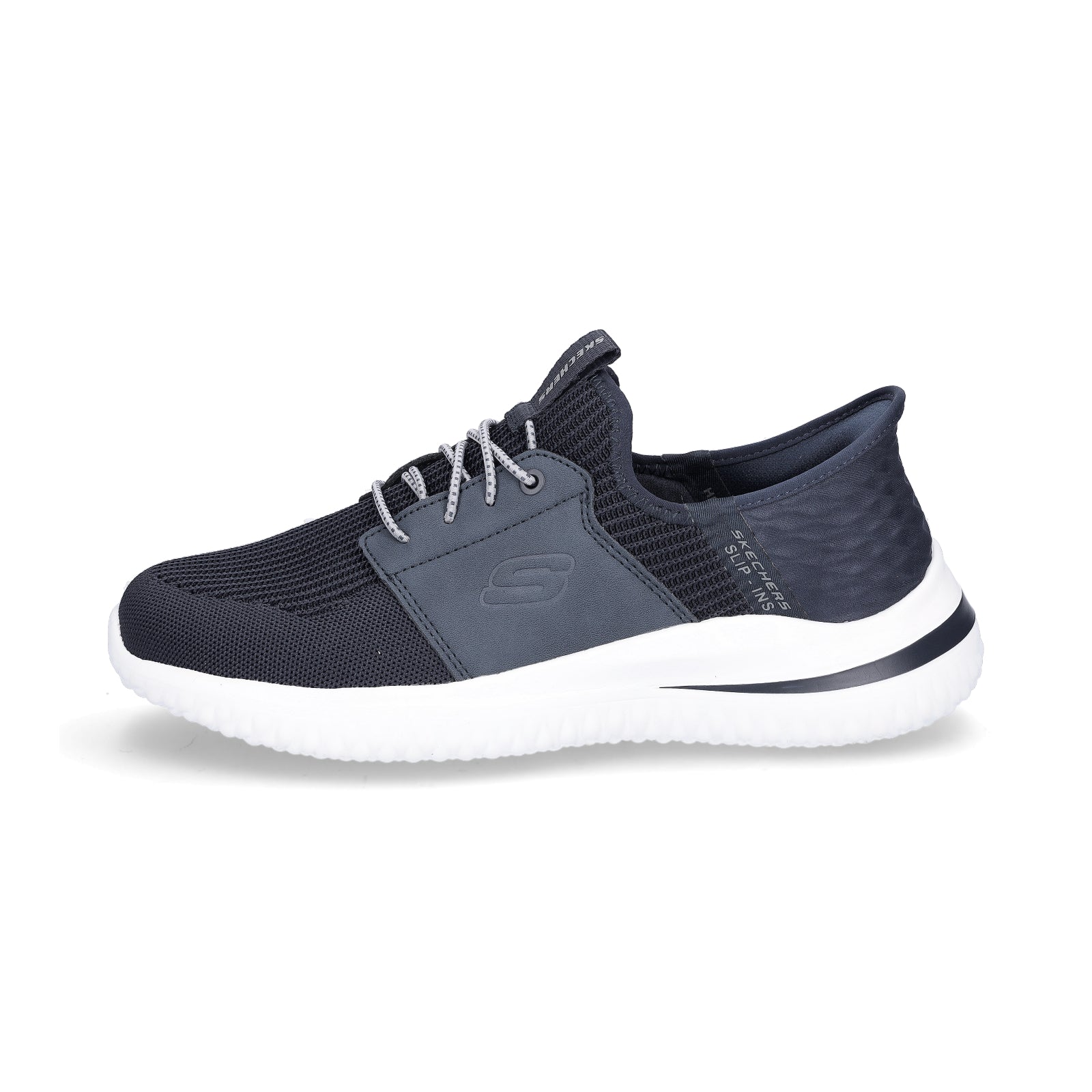 Skechers men's slip-in sneaker Delson 3.0 Lavell navy
