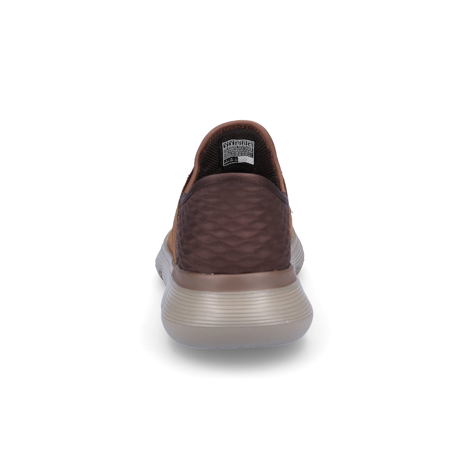 Skechers Men's Slip-in Sneaker Garza Gervin brown