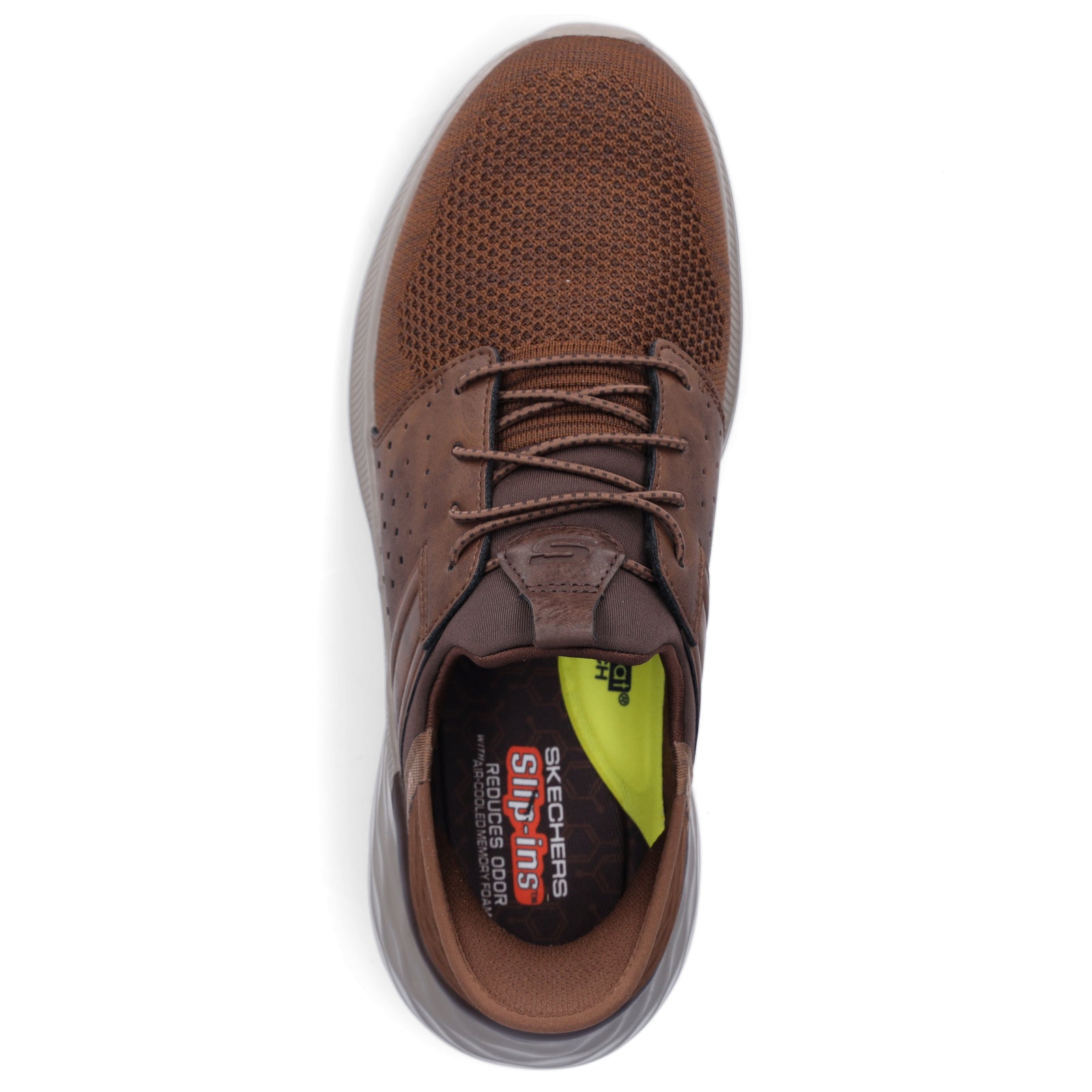 Skechers Herren Slip-in Sneaker Garner Newick braun