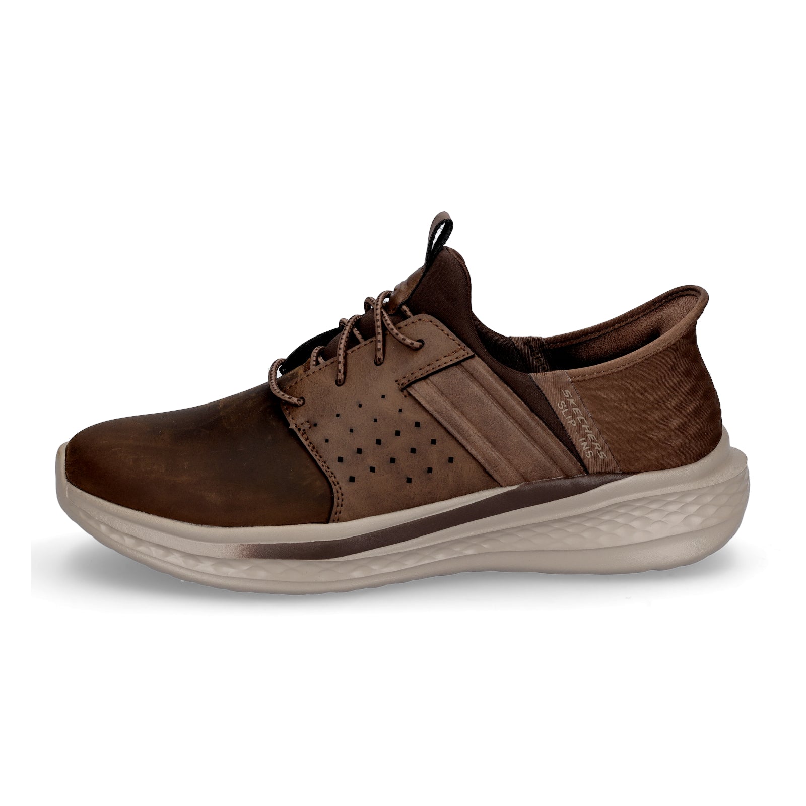 Skechers men's slip-in sneaker Slade Zachary brown