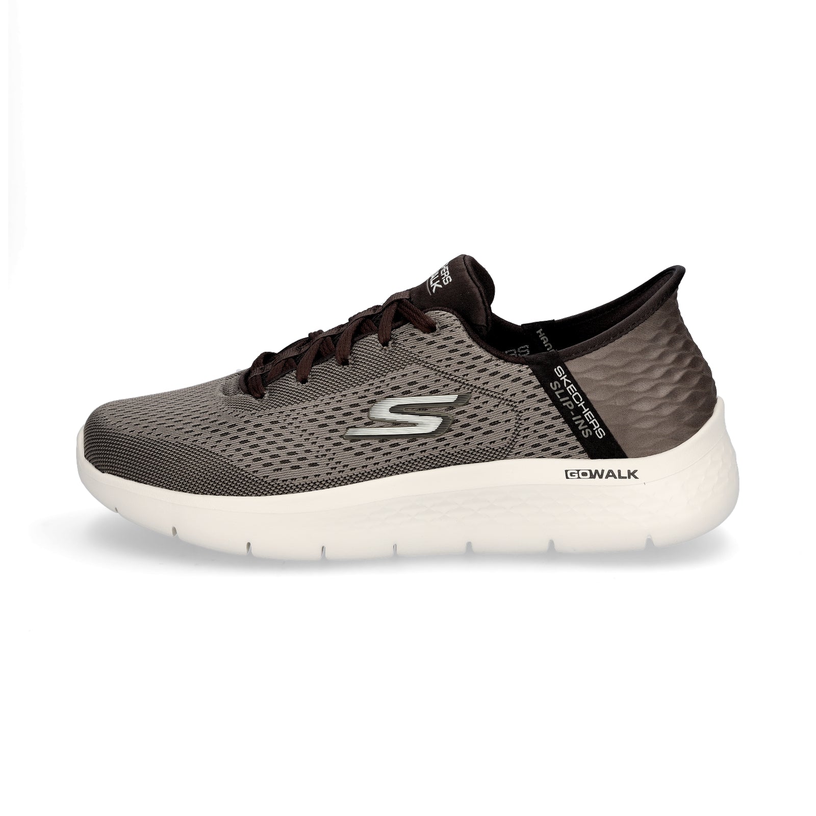 Skechers men's slip-in sneaker Go Walk Flex New World brown
