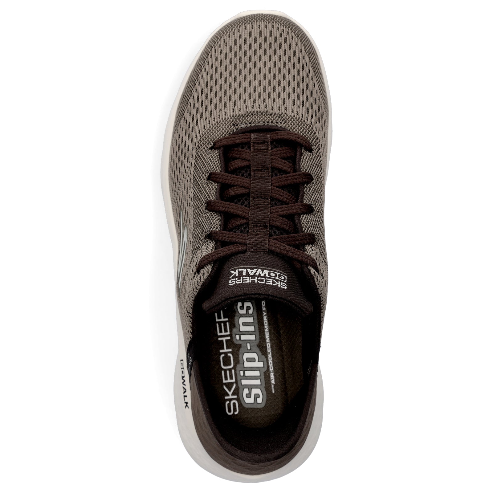 Skechers Herren Slip-in Sneaker Go Walk Flex New World braun