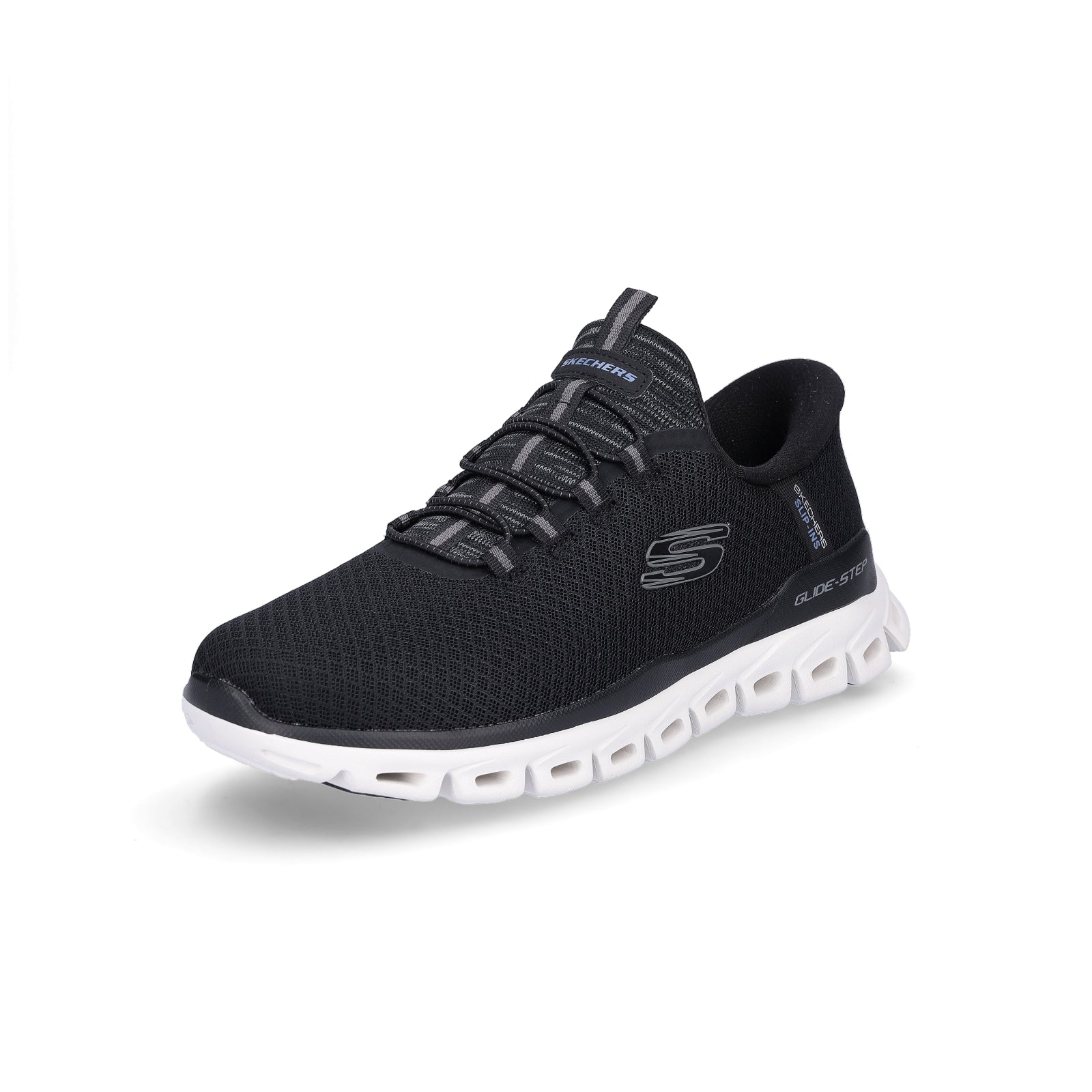 Skechers Men's Slip-in Sneaker Glide-Step Noxus Black