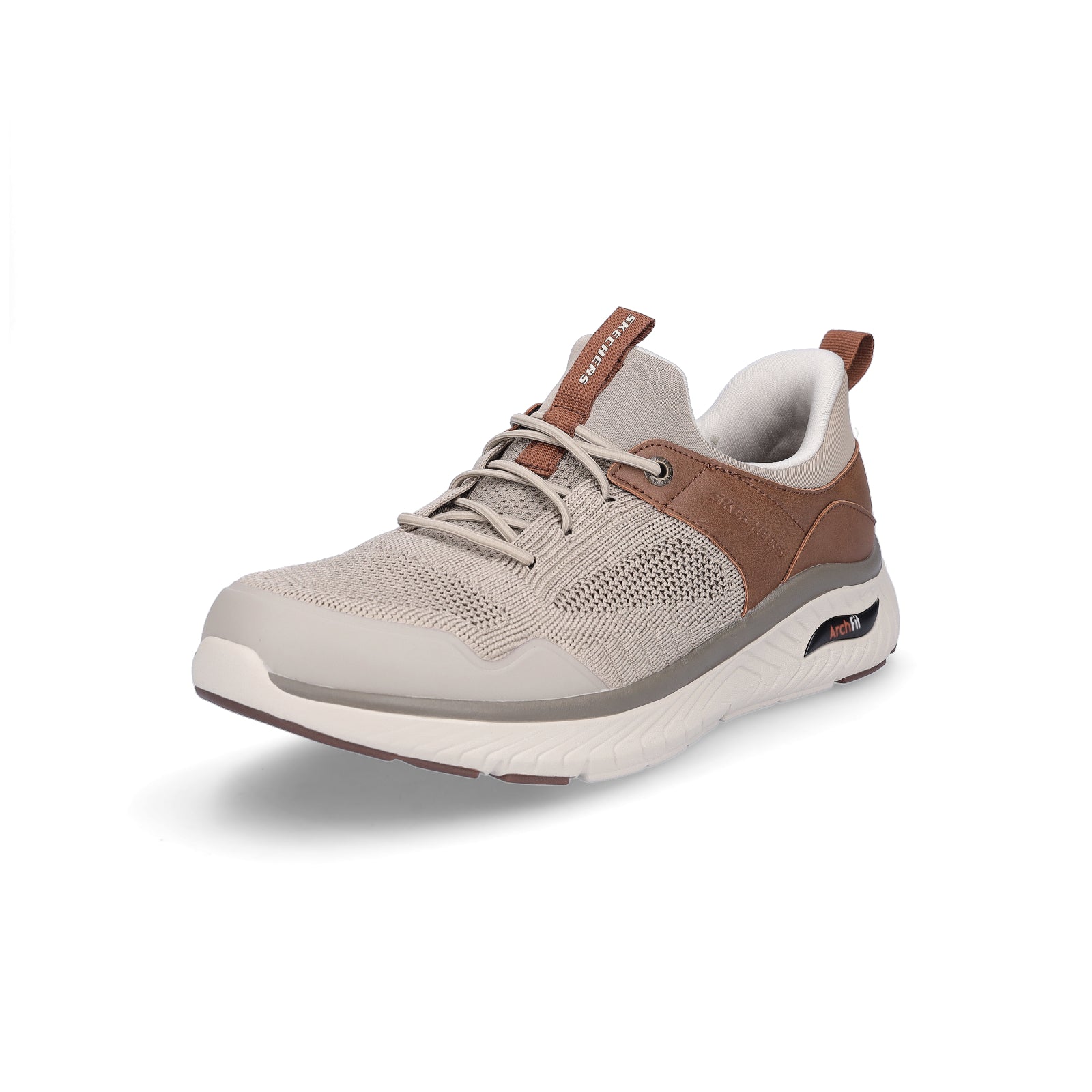 Skechers Men's Sneaker Arch Fit Crosser Emeric taupe brown