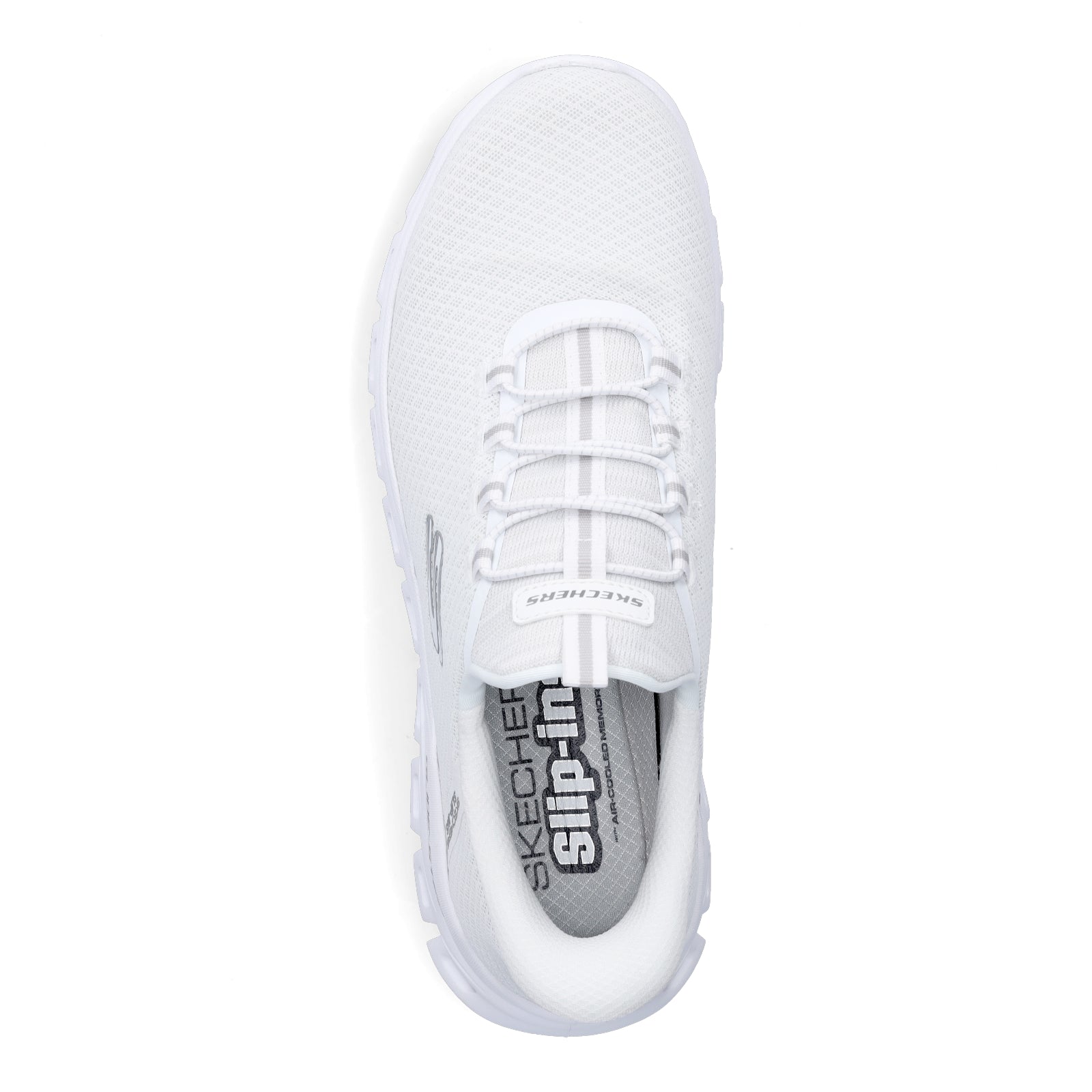 Skechers Men's Slip-in Sneaker Glide-Step Noxus White