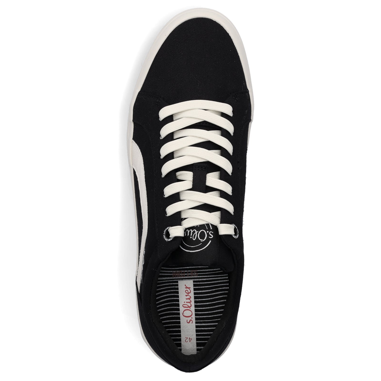 s.Oliver Herren Sneaker schwarz weiß