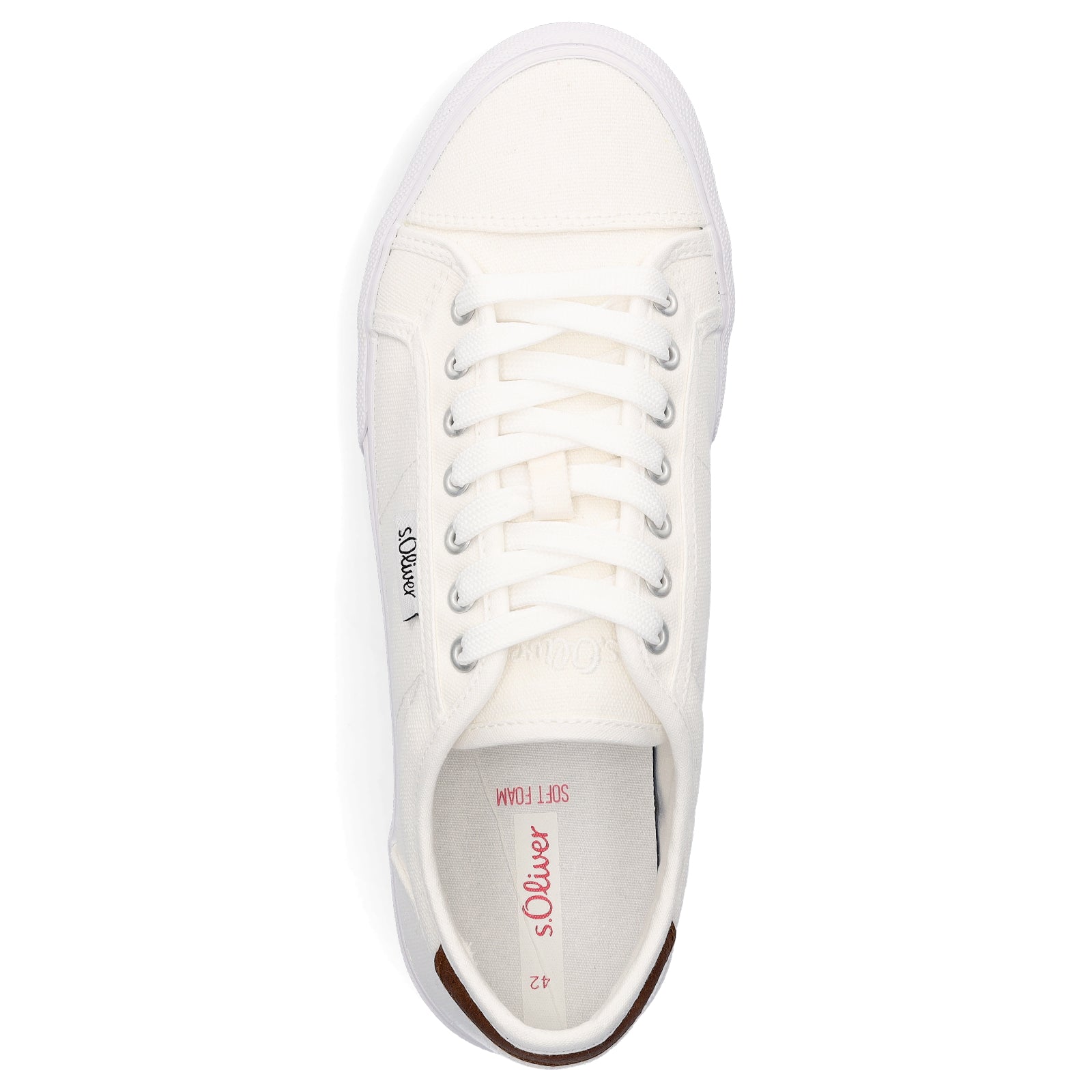 s.Oliver men's lace-up shoe off-white
