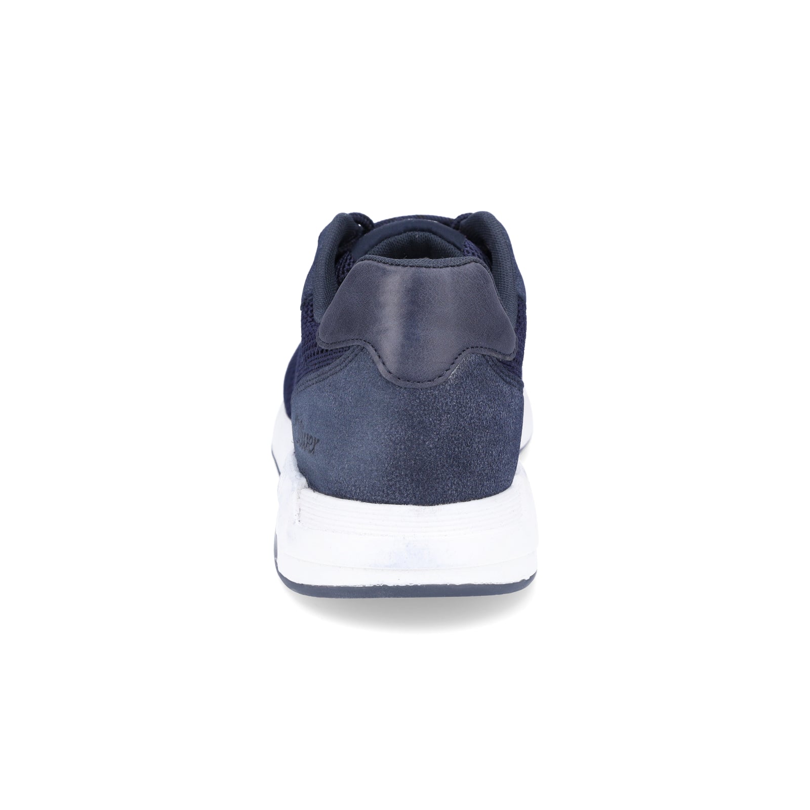 s.Oliver men's knitted sneakers navy blue