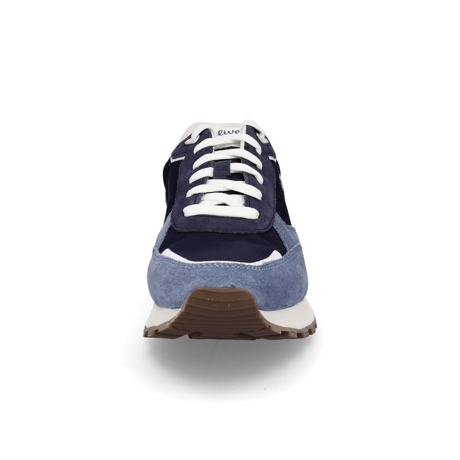 s.Oliver men's leather sneakers denim blue