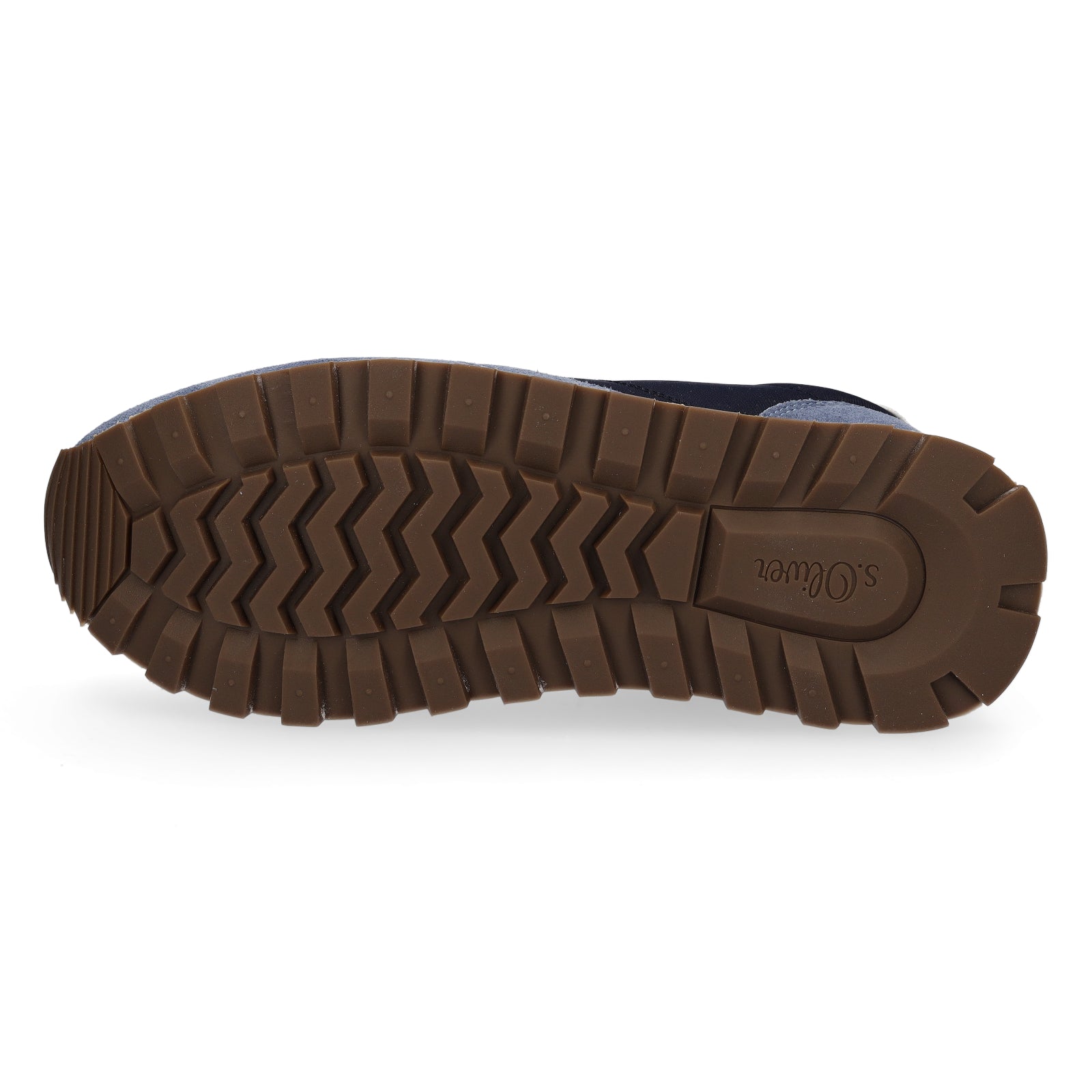 s.Oliver men's leather sneakers denim blue