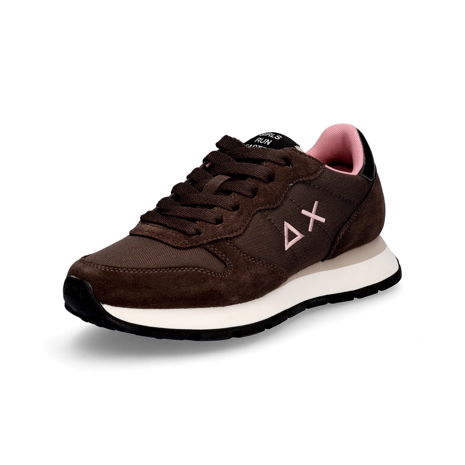 Sun68 women's sneakers Ally Solid brown