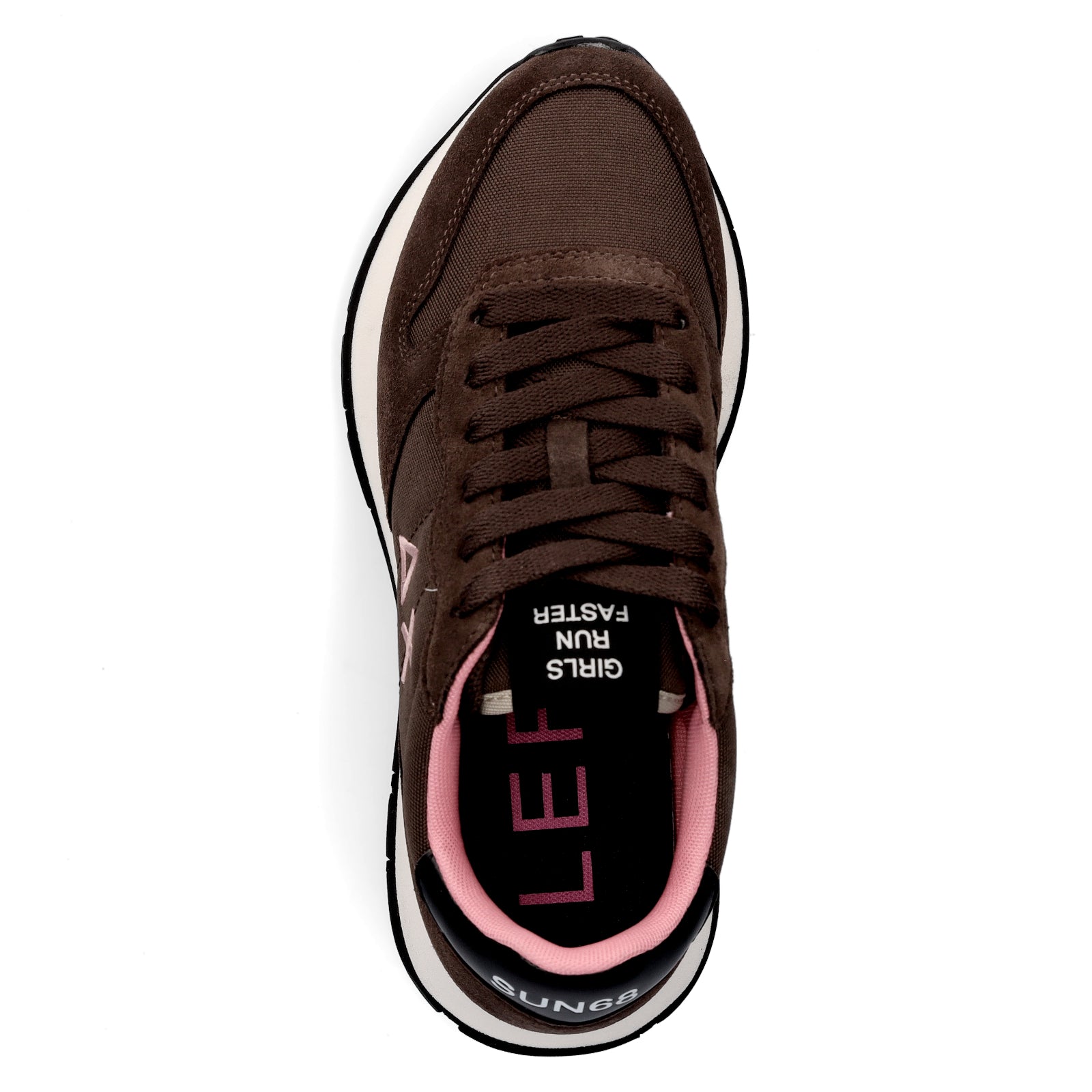 Sun68 women's sneakers Ally Solid brown