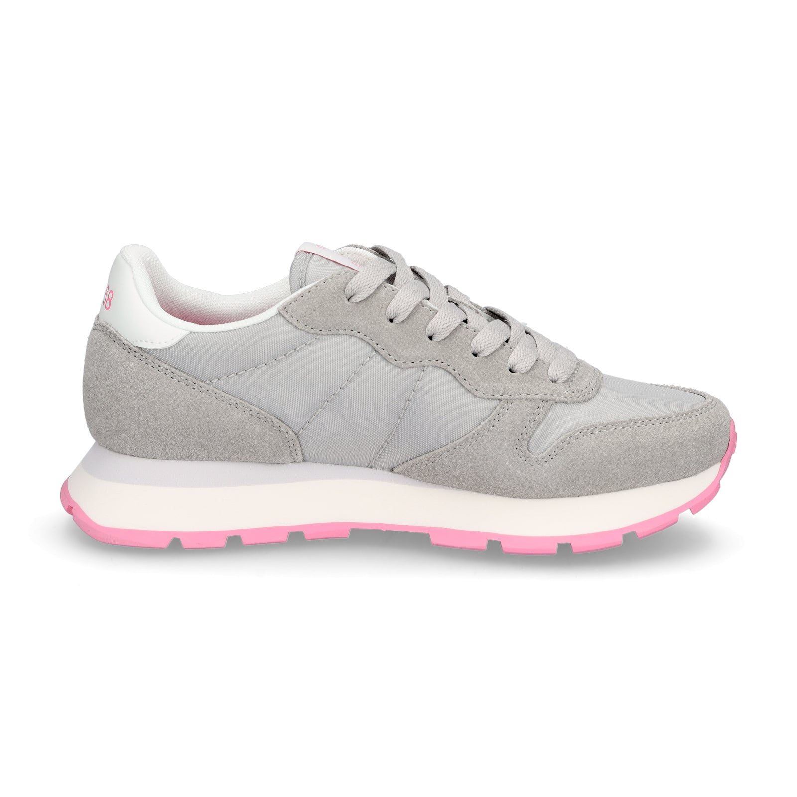 Sun68 women's sneakers Ally Solid nylon gray